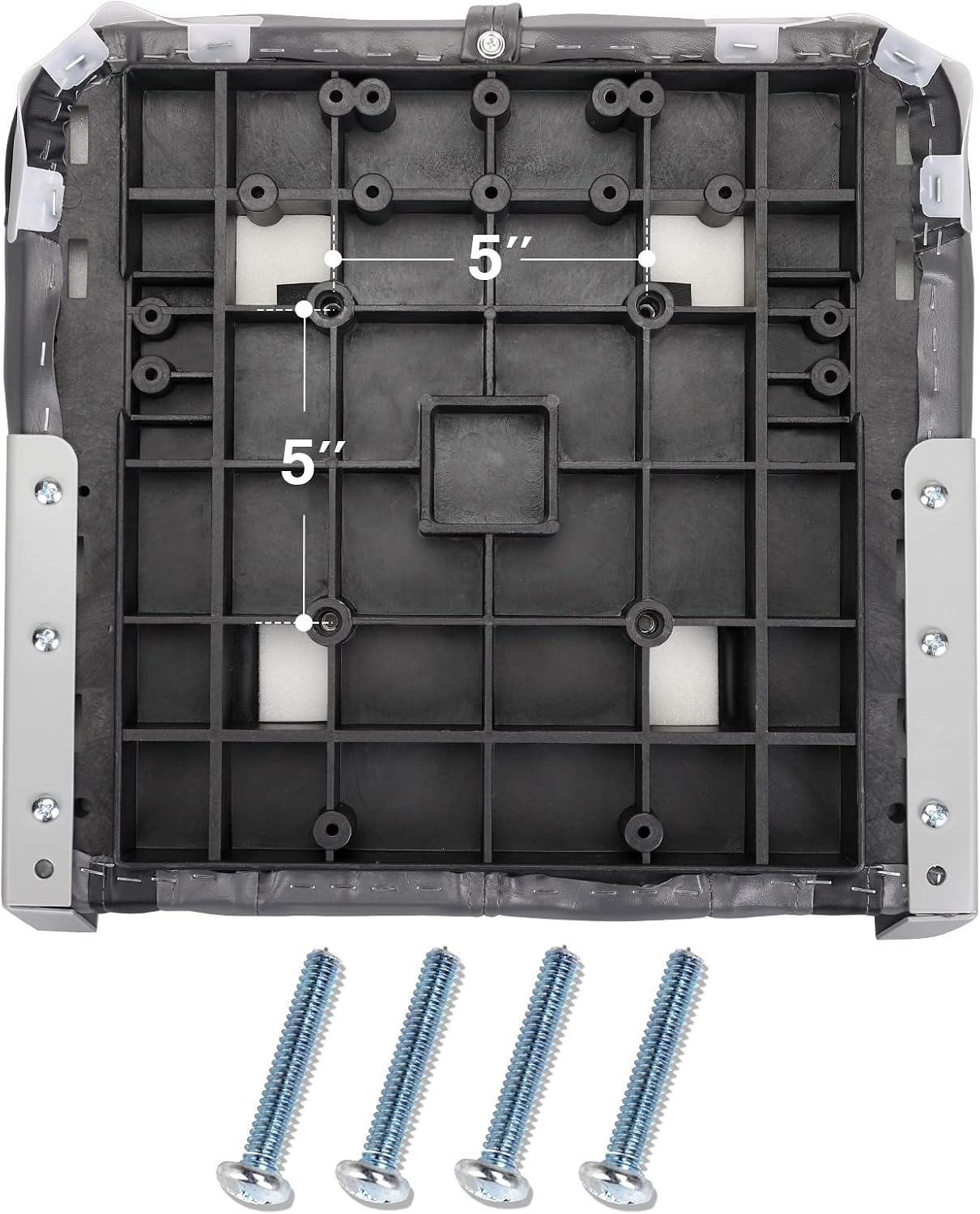 Leader Accessories Low/High Back Folding Fishing Marine Boat Seat 2 Pack