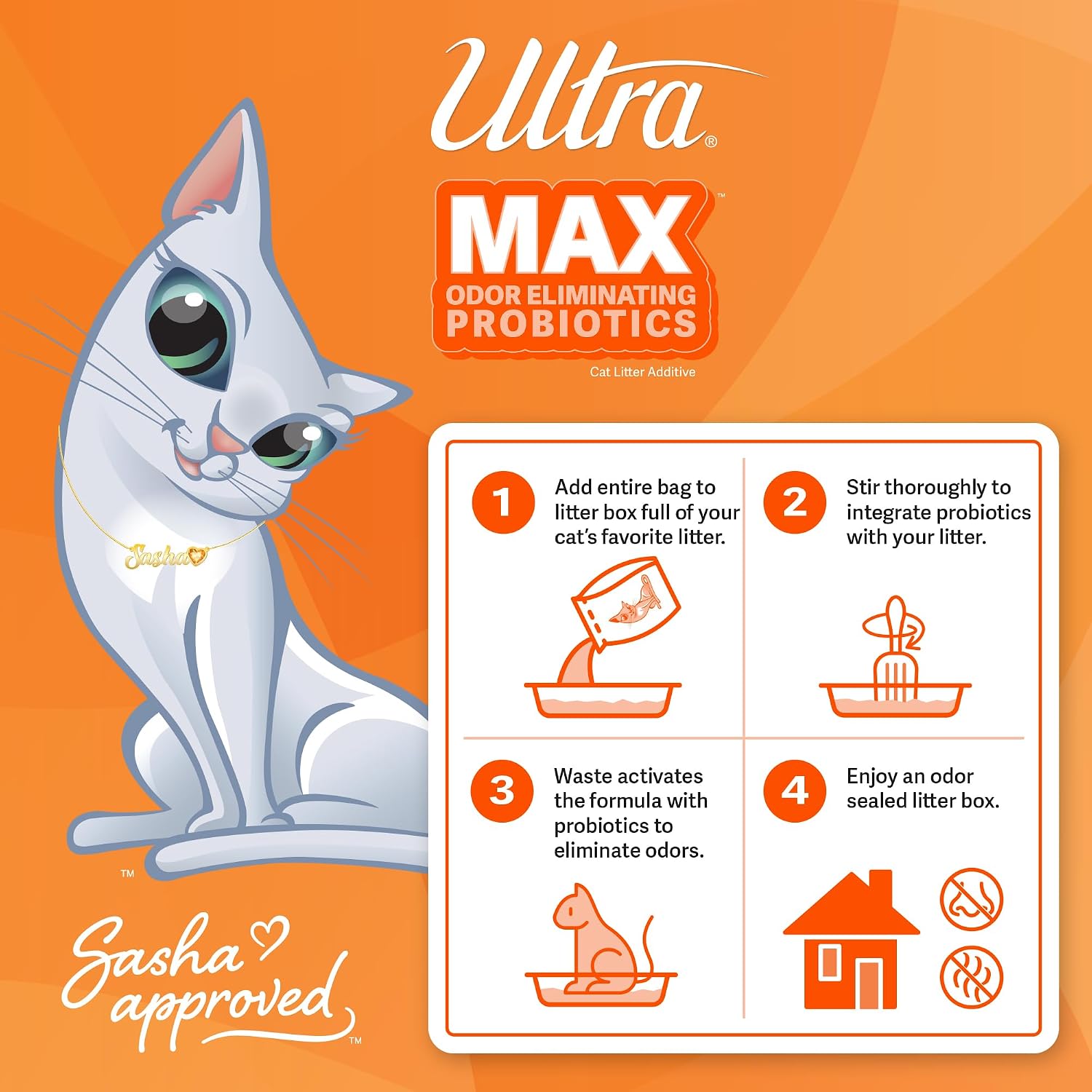 Ultra by Cat's Pride Micro Crystals Litter with 30-Day Odor Control, 5lbs