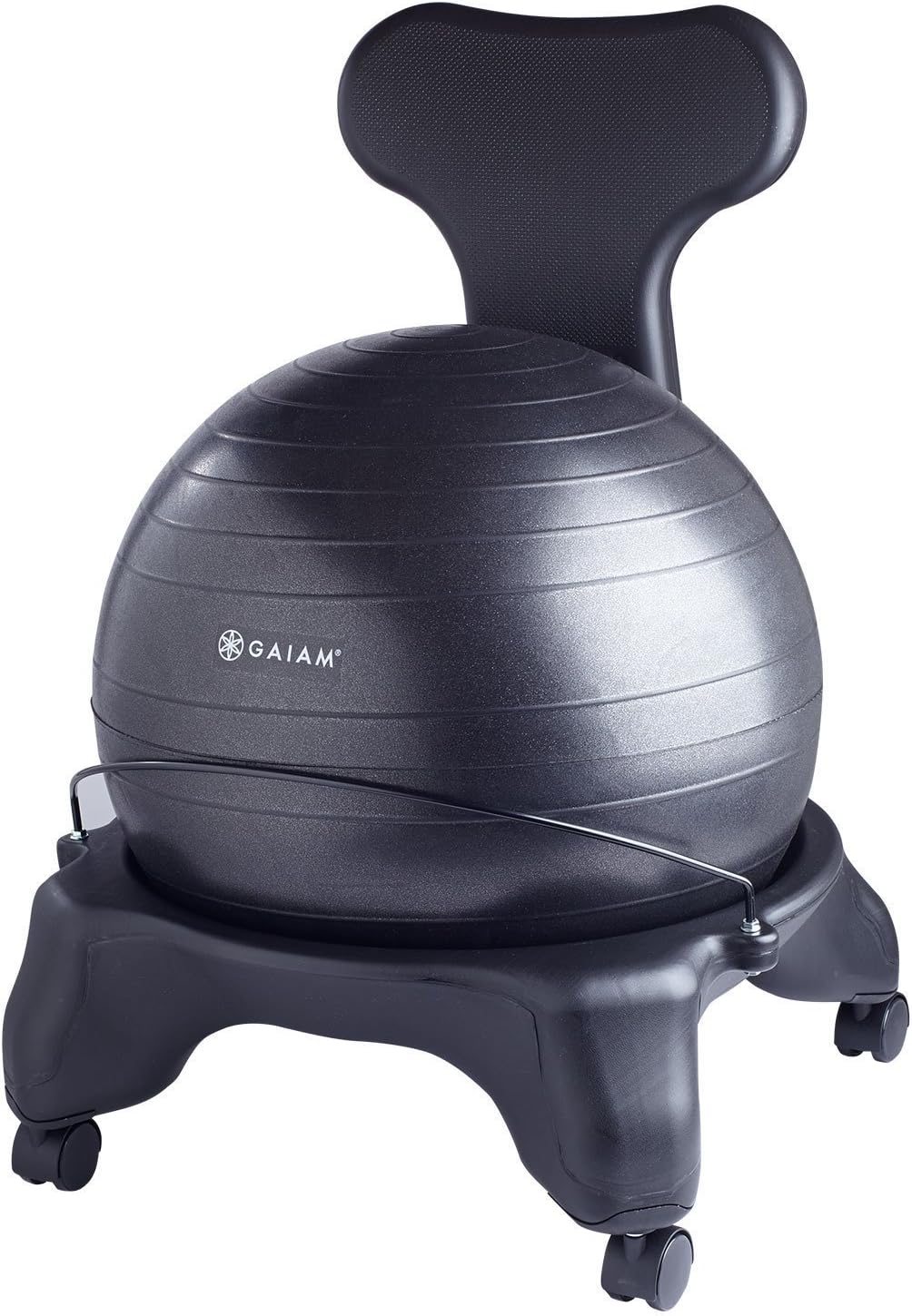 Gaiam Ultimate Balance Ball Chair, Swivel Base, Home & Office