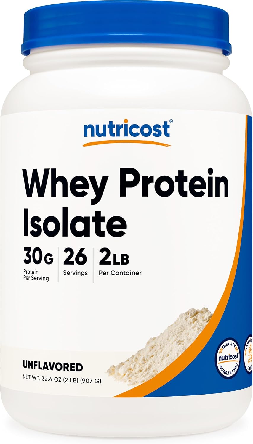 Nutricost Whey Protein Isolate Powder (Vanilla) 2LBS