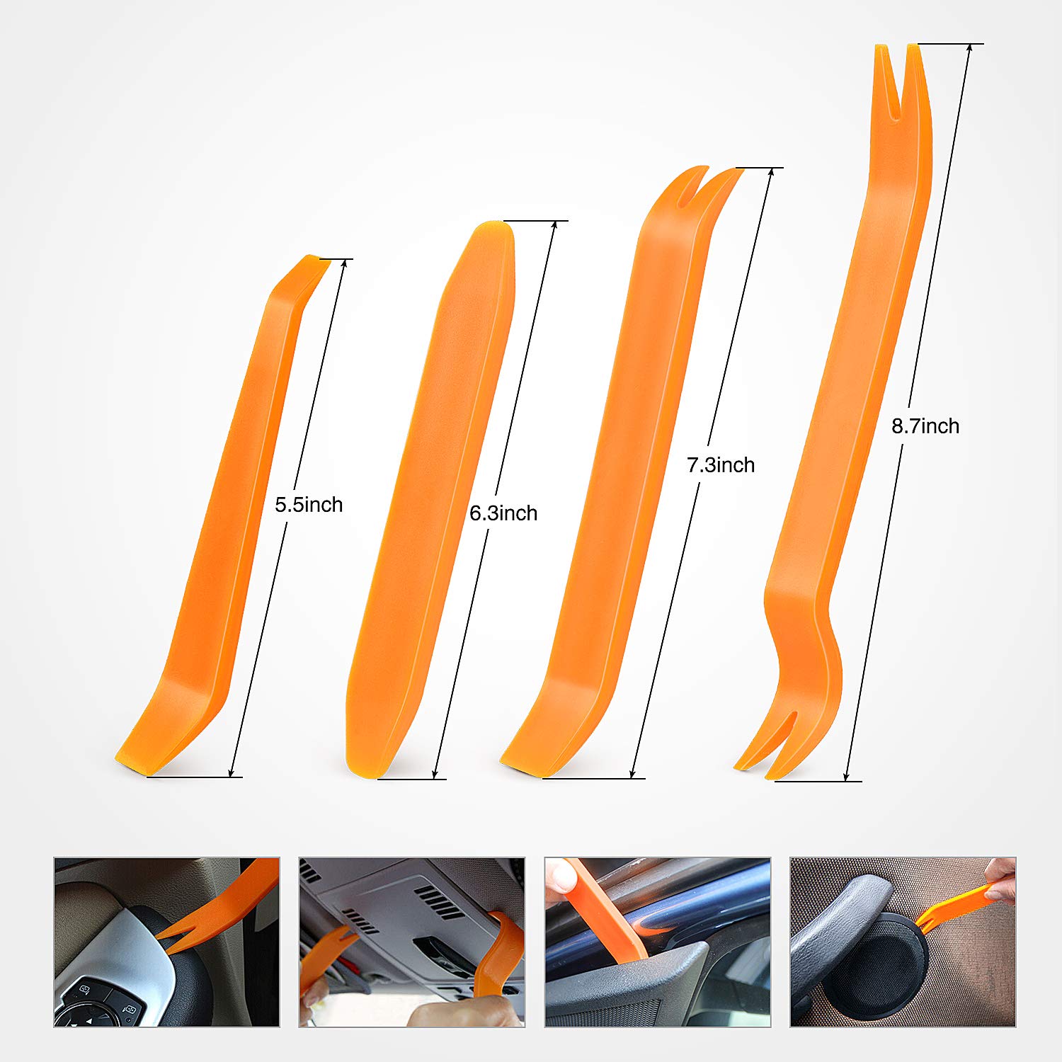 Nilight 190 Pcs Car Retainer Clips Fastener Remover 18 Most Popular Sizes Applications Auto Push Pin Rivets Set -Door Trim Panel Clips for Toyota