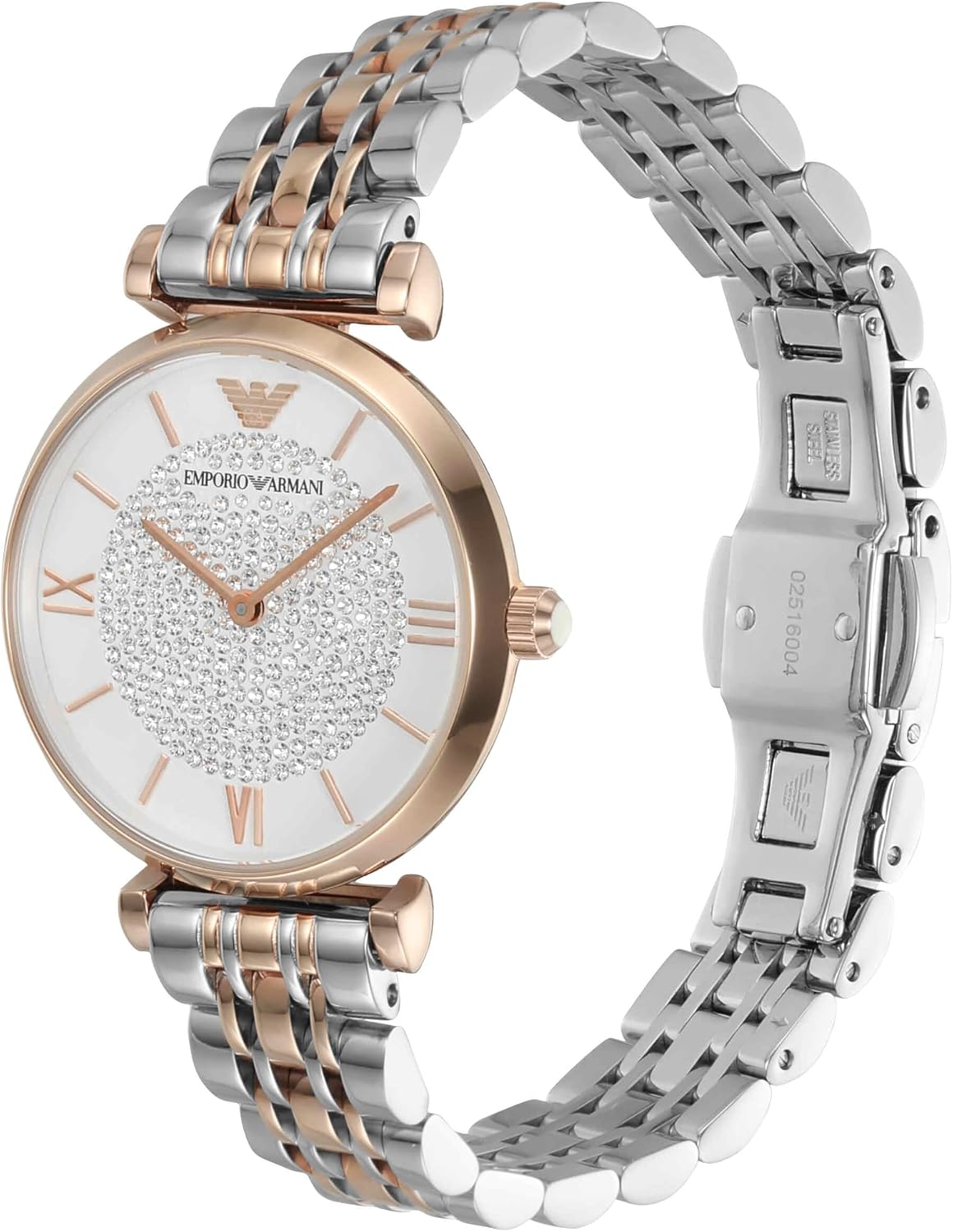Emporio Armani Women's Dress Watch with Stainless Steel Band