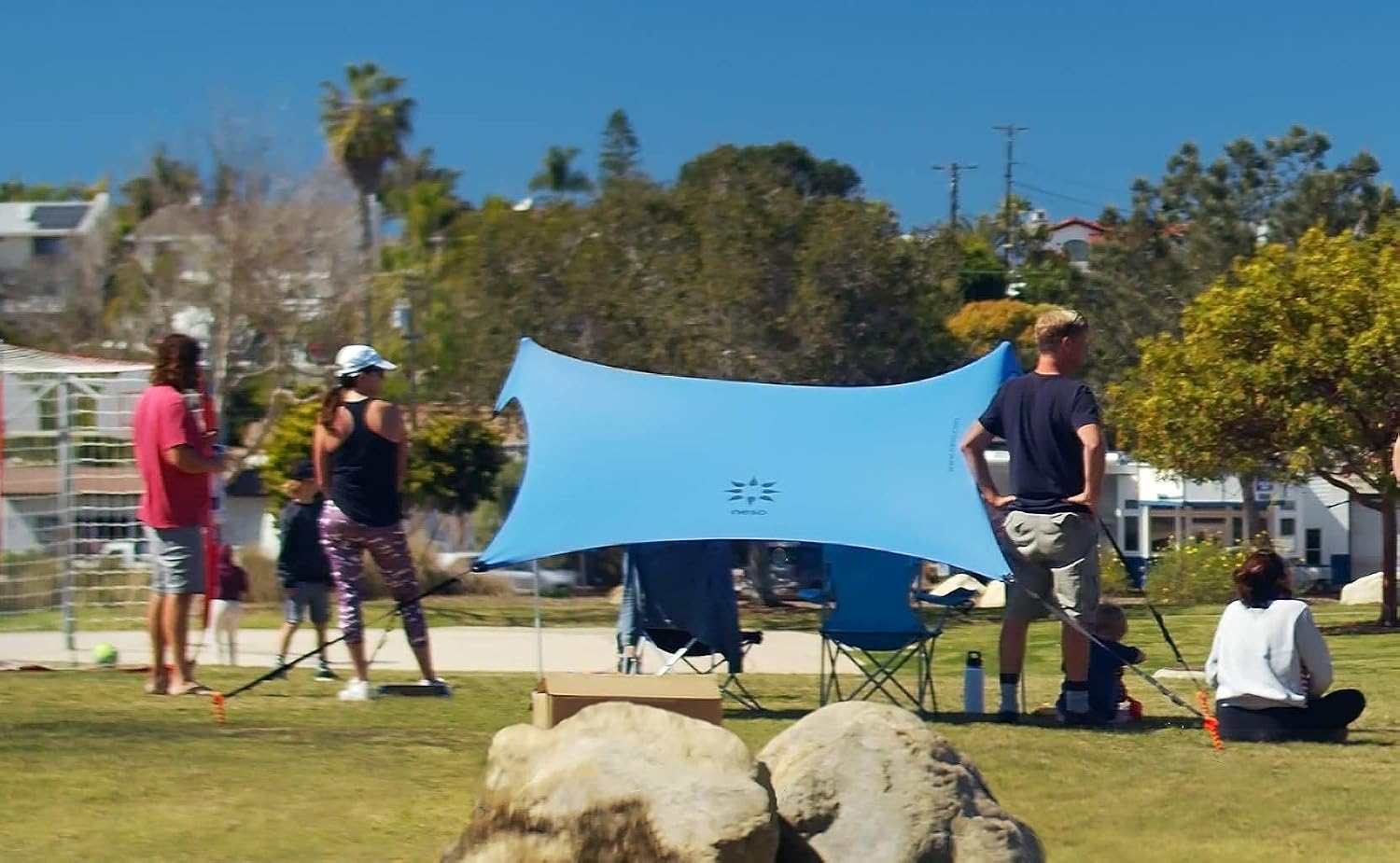 Neso Sidelines 1 Sports Tent - Lightweight and Portable Sun Shelter and Shade Tent for Outdoor Activities - Patented Reinforced Corners - UPF 50+