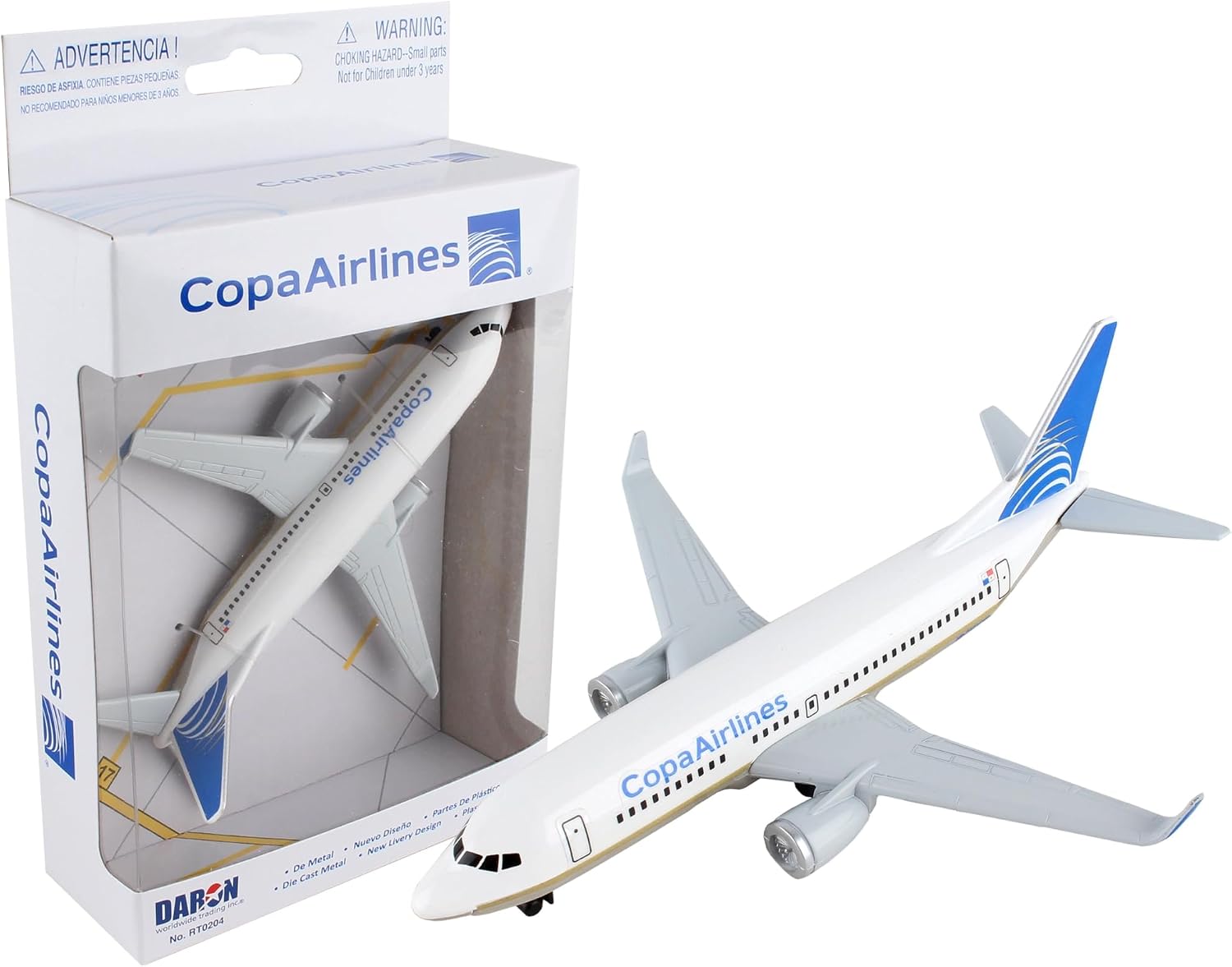 Daron Toy Airplane RT9904 – Emirates A380 – Die-Cast Metal Model Airplane Toy with Plastic Parts for Kids Ages 3+