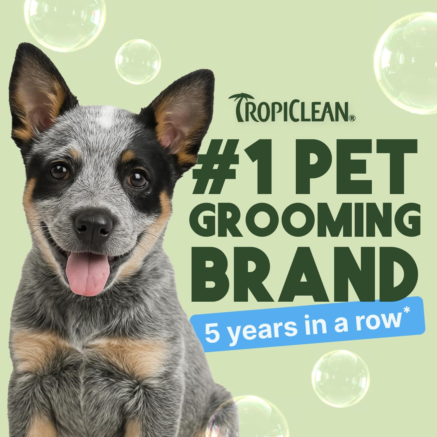 TropiClean Deodorizing Dog Shampoo, Berry & Coconut Scent, 2.5 Gallon