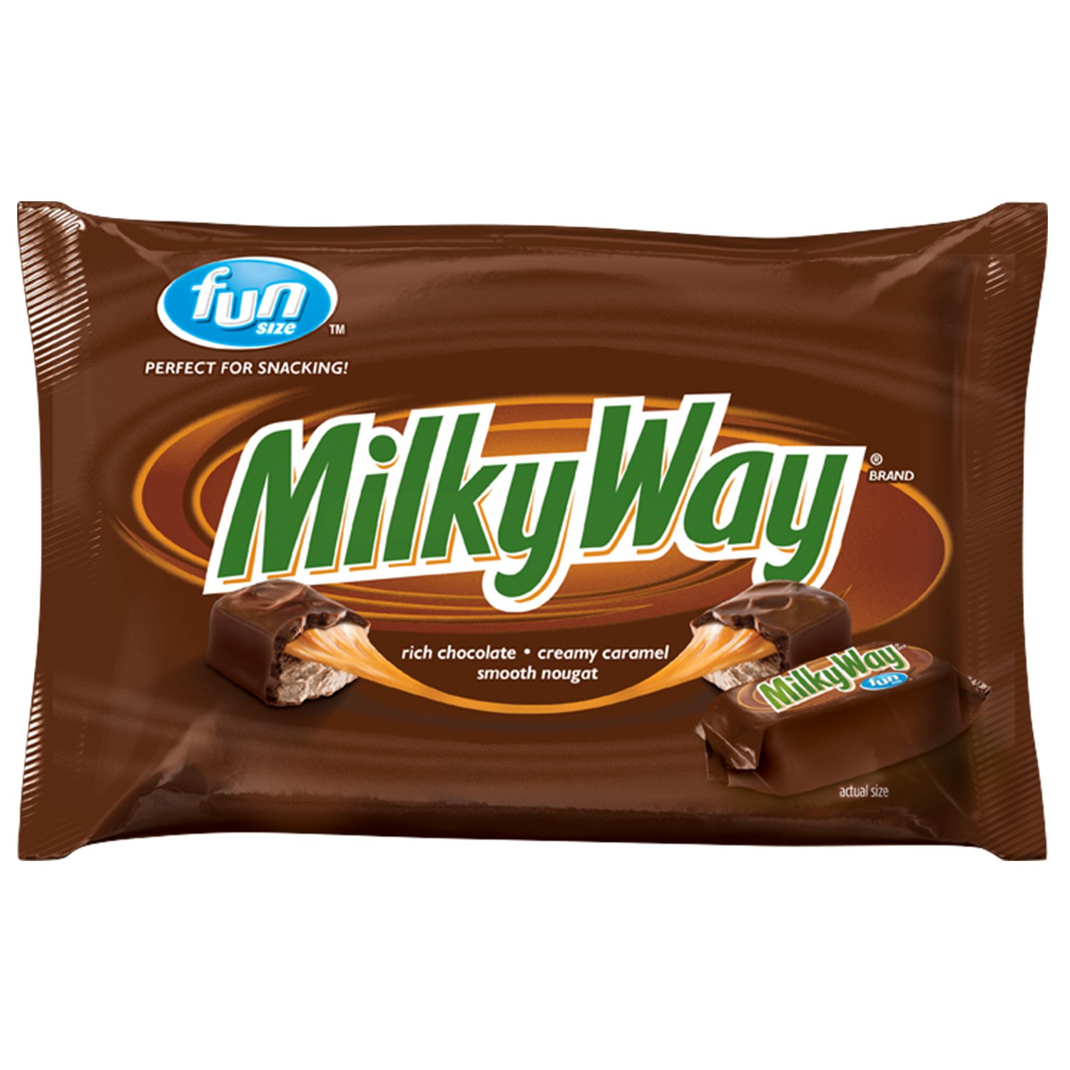 MILKY WAY Milk Chocolate Fun Size Candy Bars 11.24-Ounce Bag (Pack of 6)