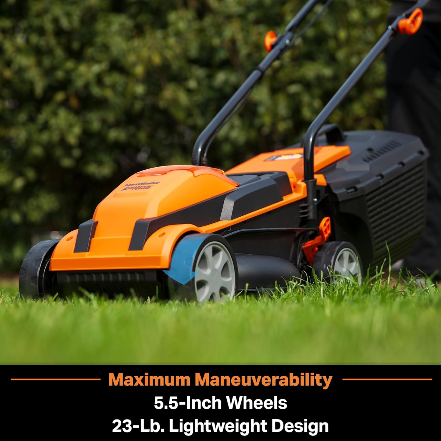 LawnMaster MEB1216K Electric Lawn Mower 16-Inch 12AMP