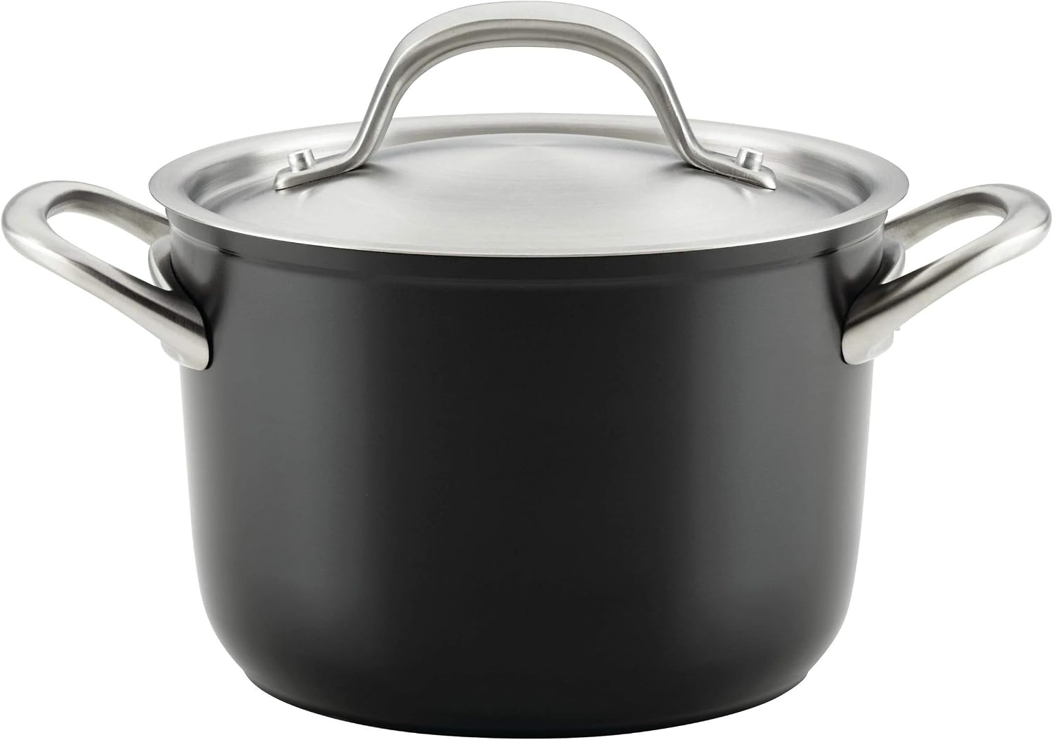Circulon Ultimum Nonstick Sauce Pan/Saucepan with Lid, 3 Quart, Black