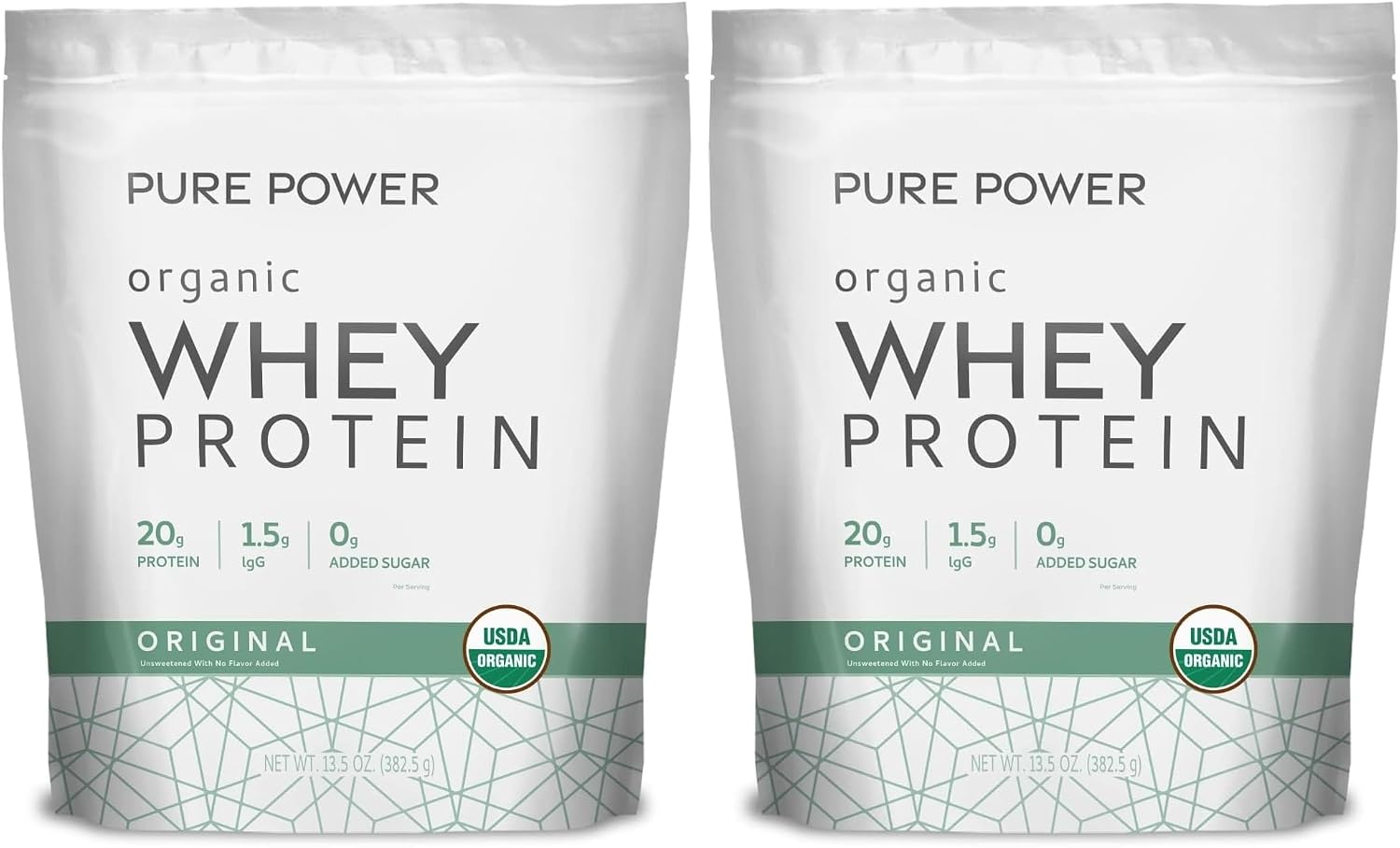 Dr. Mercola Pure Power Organic Whey Protein, 20 g, 20.60 oz (15 Servings)