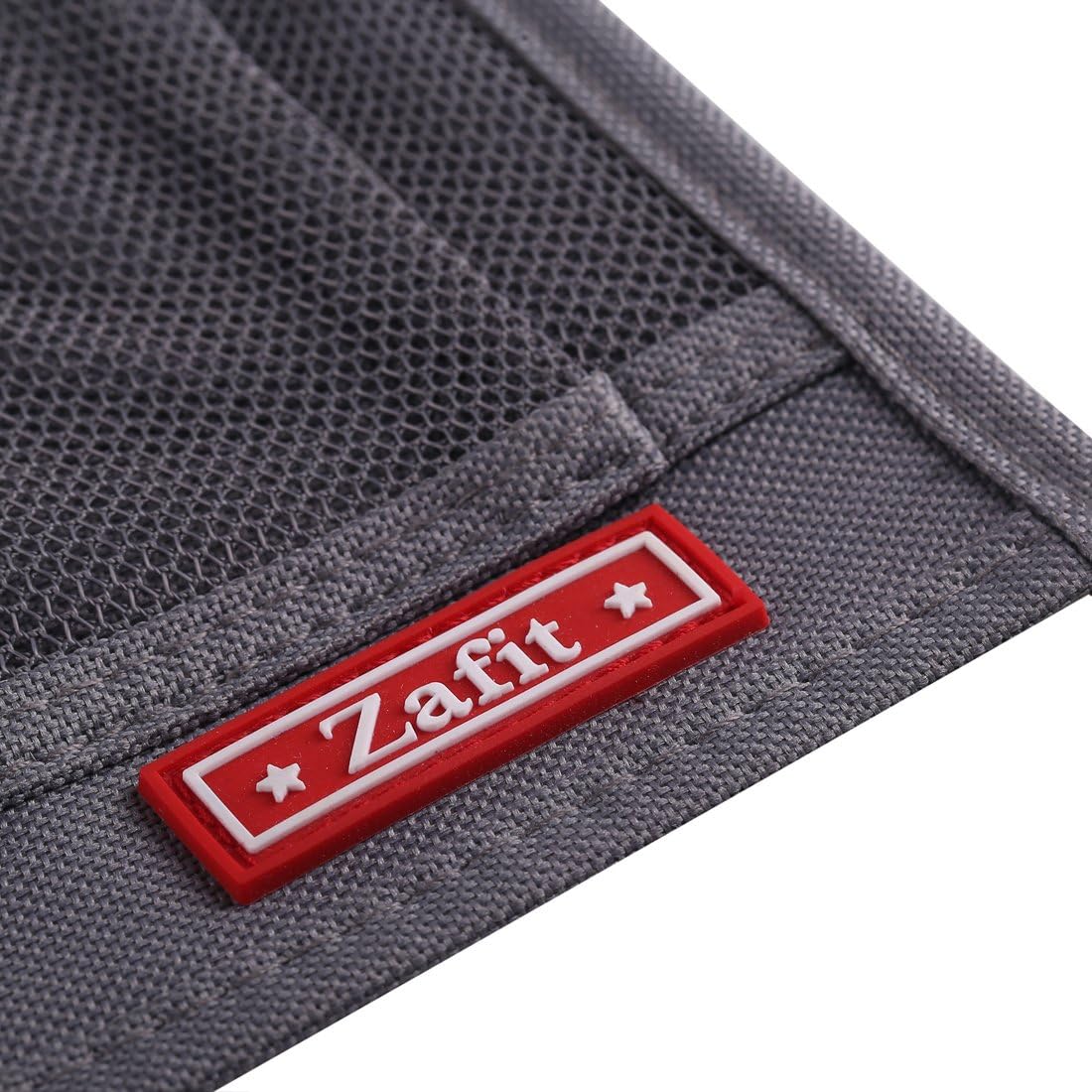 Zafit Bedside Storage Organizer, Table Cabinet Bedside Organizer Caddy for Remotes Phone Glasses (Classic 4 Pockets-Grey)