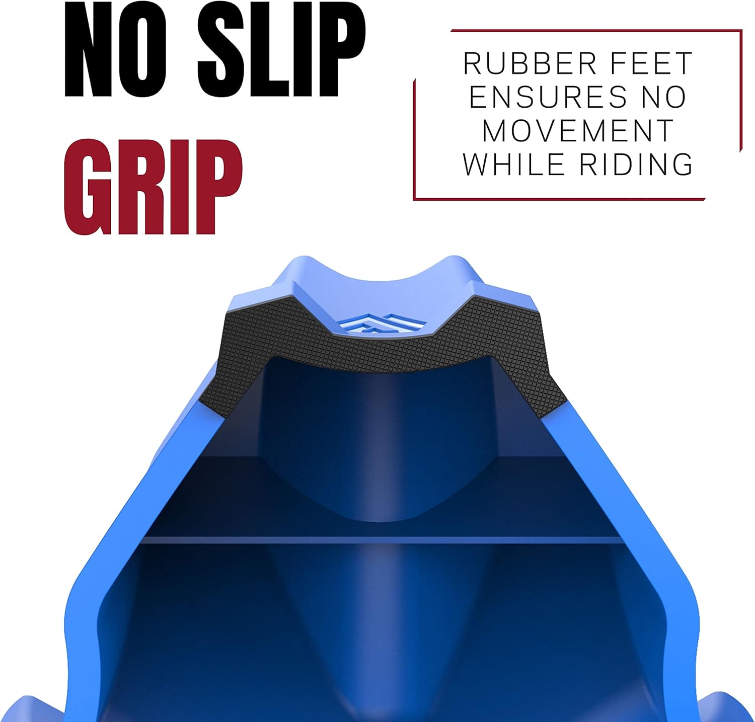 KOM Cycling Indoor Trainer Front Wheel Riser Block - 3 Different Heights Creating The Perfect Block for All Trainers Including Cyclops, Wahoo, and Kinetic