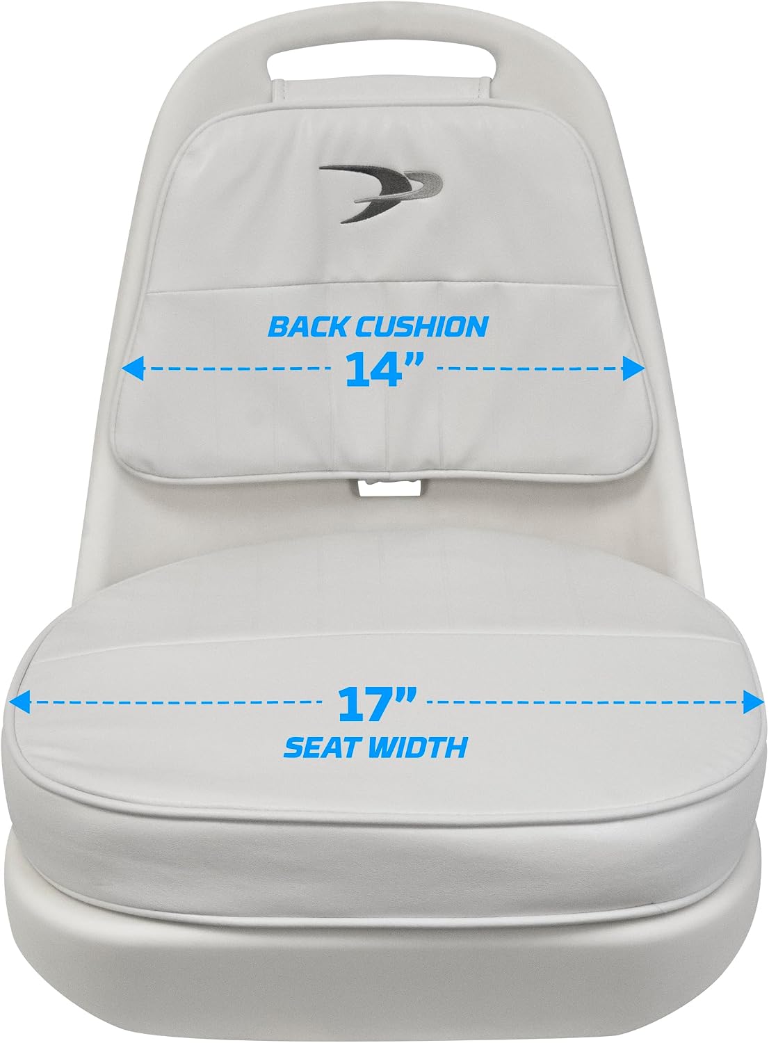 Wise 8WD013-7-710 Standard Pilot Chair with Adjustable Height Pedestal and Seat Mount, White