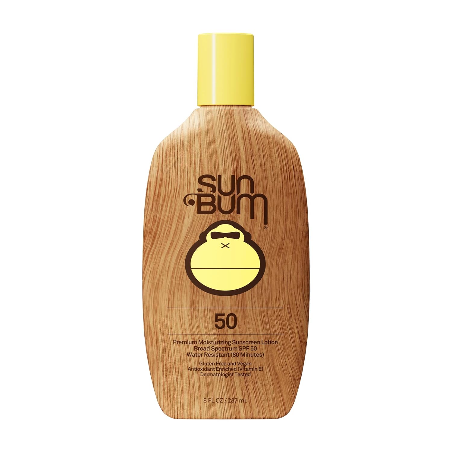 Sun Bum Original SPF 50 Sunscreen Body Lotion - 8 oz | Broad Spectrum Moisturizing Sunscreen with Vitamin E, Hawaii 104 Act Compliant (Made without Octinoxate & Oxybenzone)