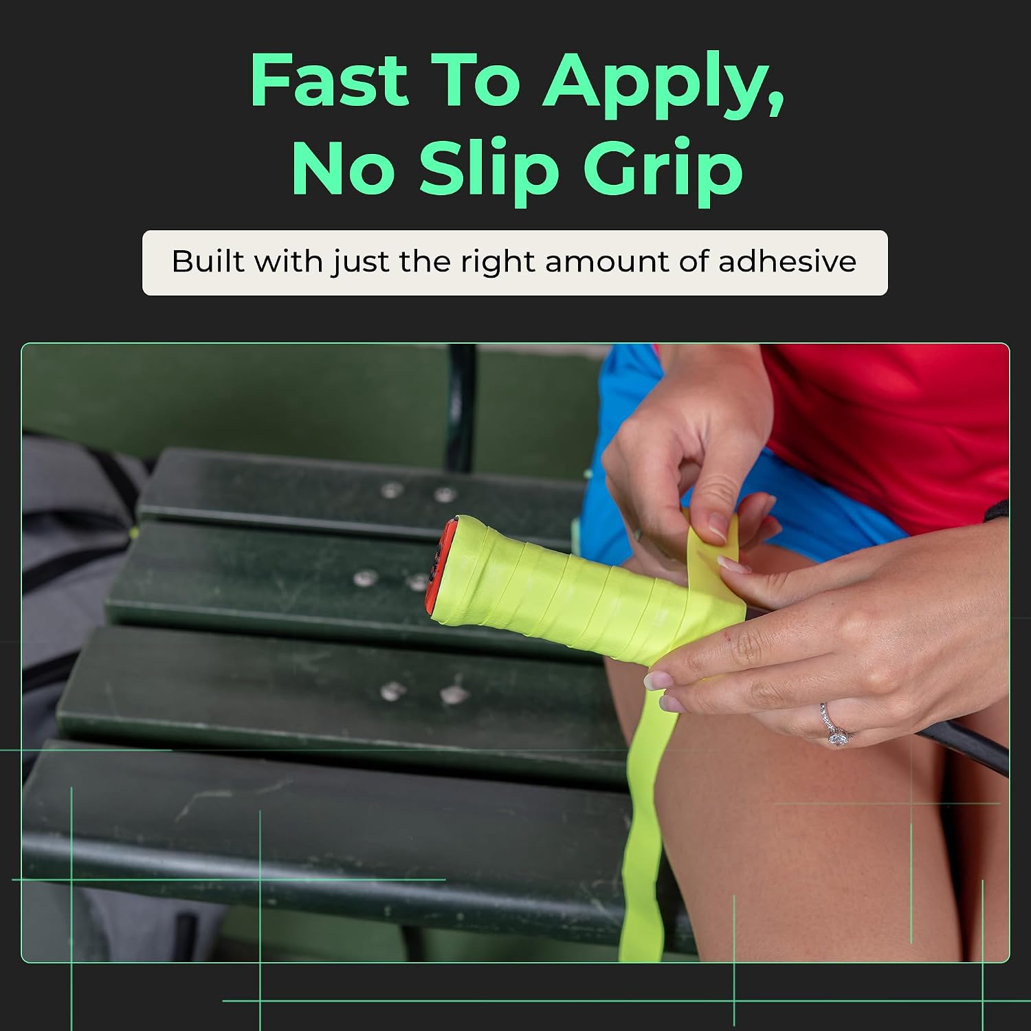 ADV MaxTac Tennis Overgrip, Tacky Moisture-Wicking Grip (Orange, 12-Pack)