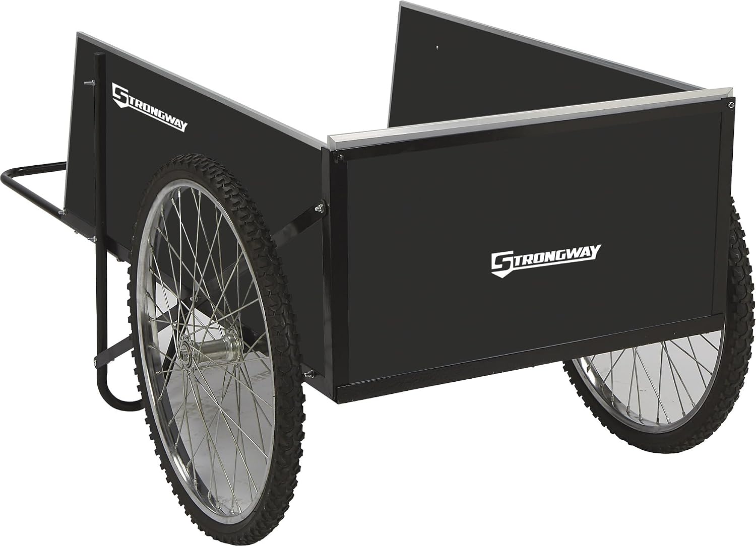 Strongway Garden Cart - 400-lb. Capacity, 14 Cu. Ft. 48in.L x 29in.W