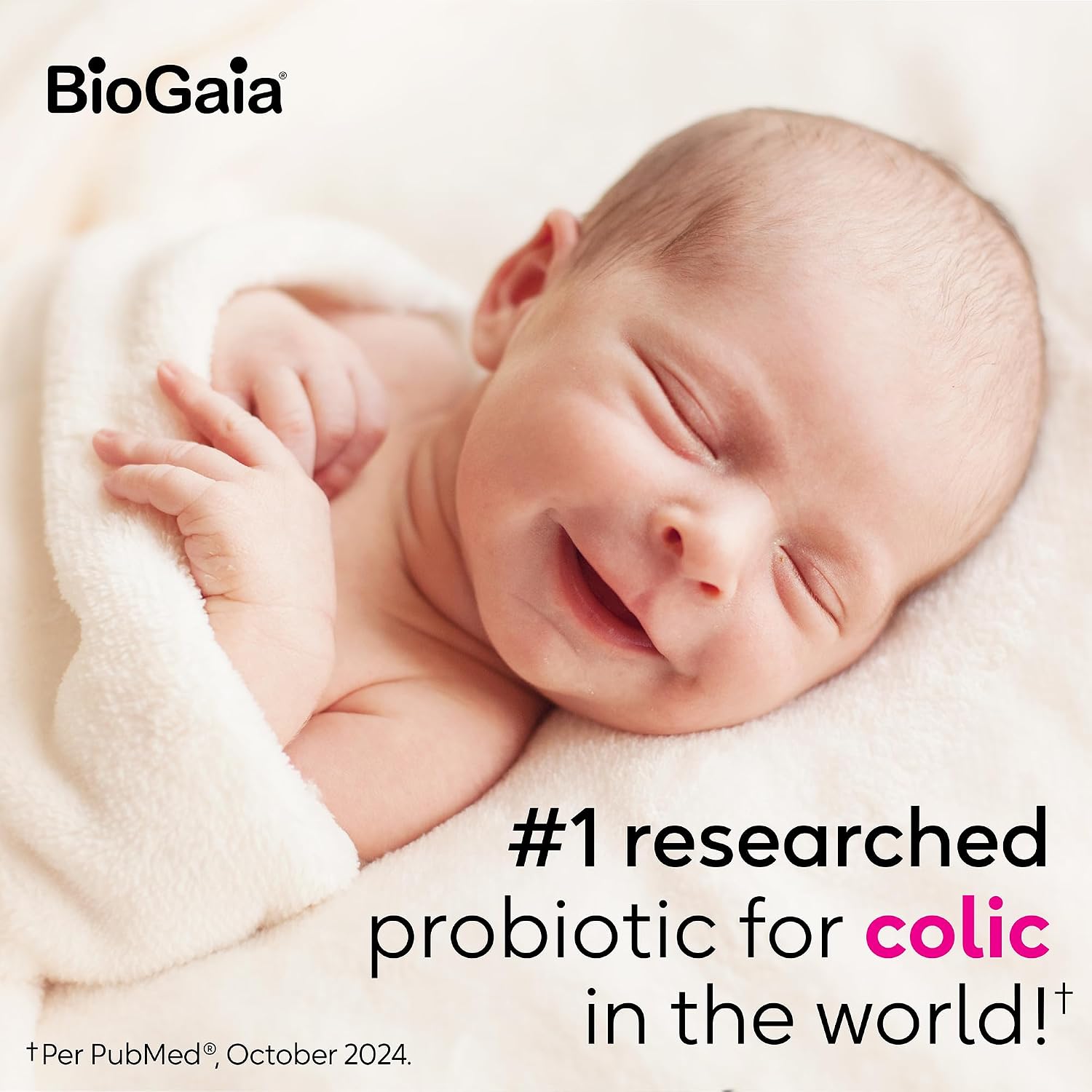 BioGaia Baby Probiotic Drops | Colic & Gas Relief | Safe for Newborns | Pediatrician-recommended | Ease Crying, Fussing, Colic, Gas