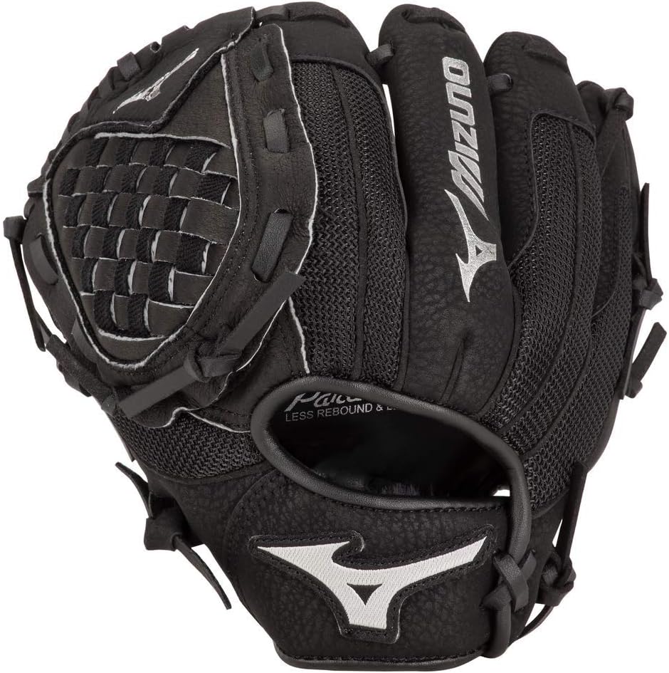 Mizuno Prospect PowerClose Youth Baseball Glove Series I V-Flex Notch I Parashock Palm Pad I Buttersoft Palm Liner