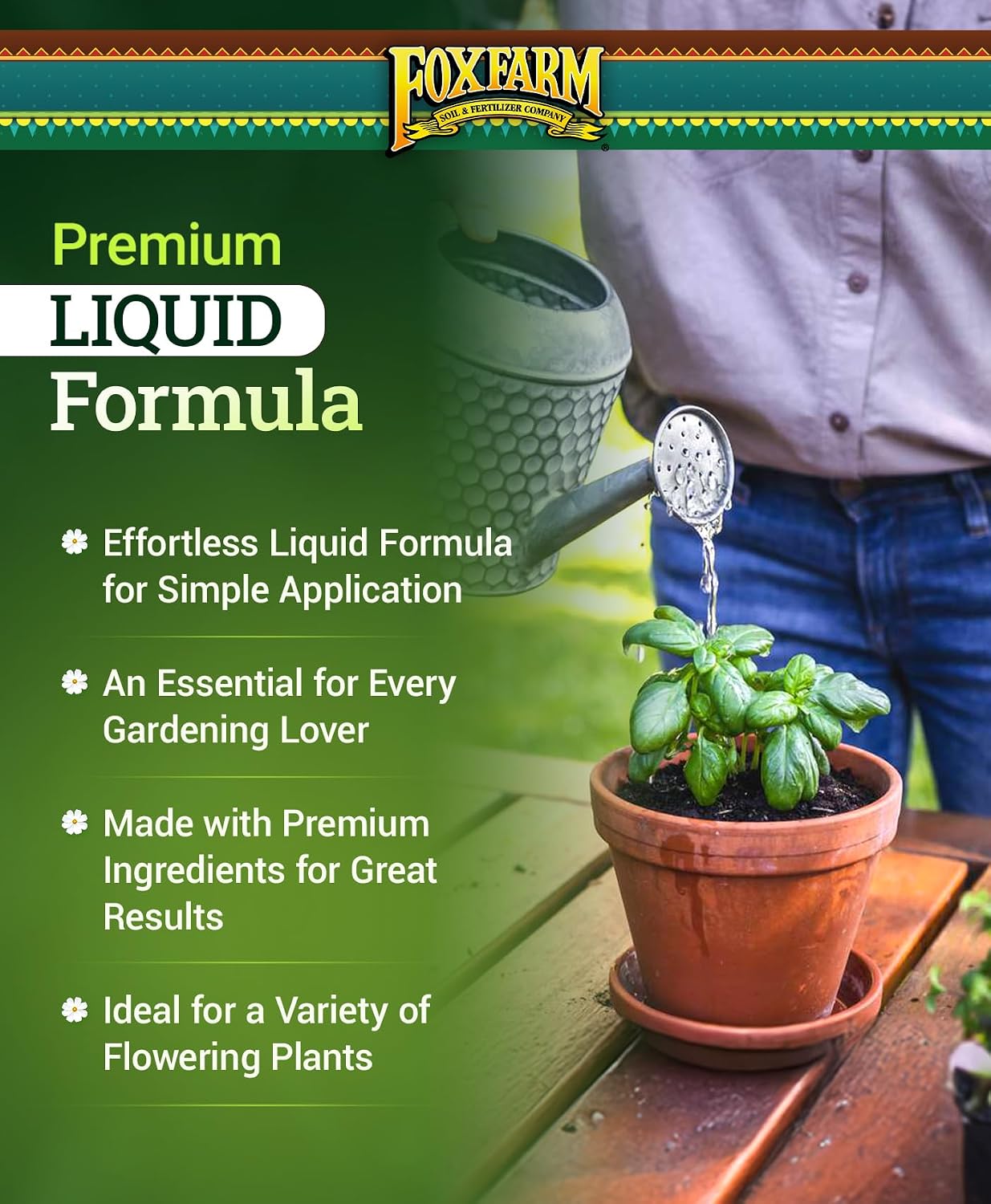 FoxFarm Hydro Liquid Trio Pack - Big Bloom, Grow Big Hydroponic, Tiger Bloom Fertilizers for Plant Growth, Bud Development & Abundant Fruit - Complete Hydroponic Plant Food Set - 3 Pint Bottles
