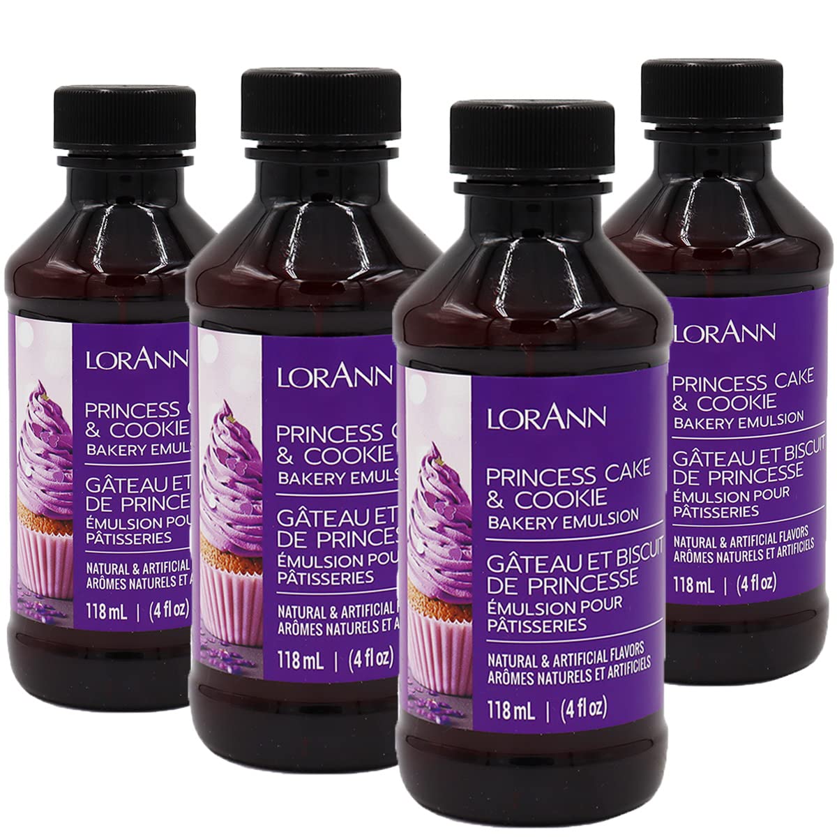 LorAnn Oils Peppermint Bakery Emulsion: True Essence, Ideal for Boosting Fruit Tones in Cakes, Cookies & Desserts, Gluten-Free, Keto-Friendly, Extract Substitute Essential for Your Kitchen, 16 Oz