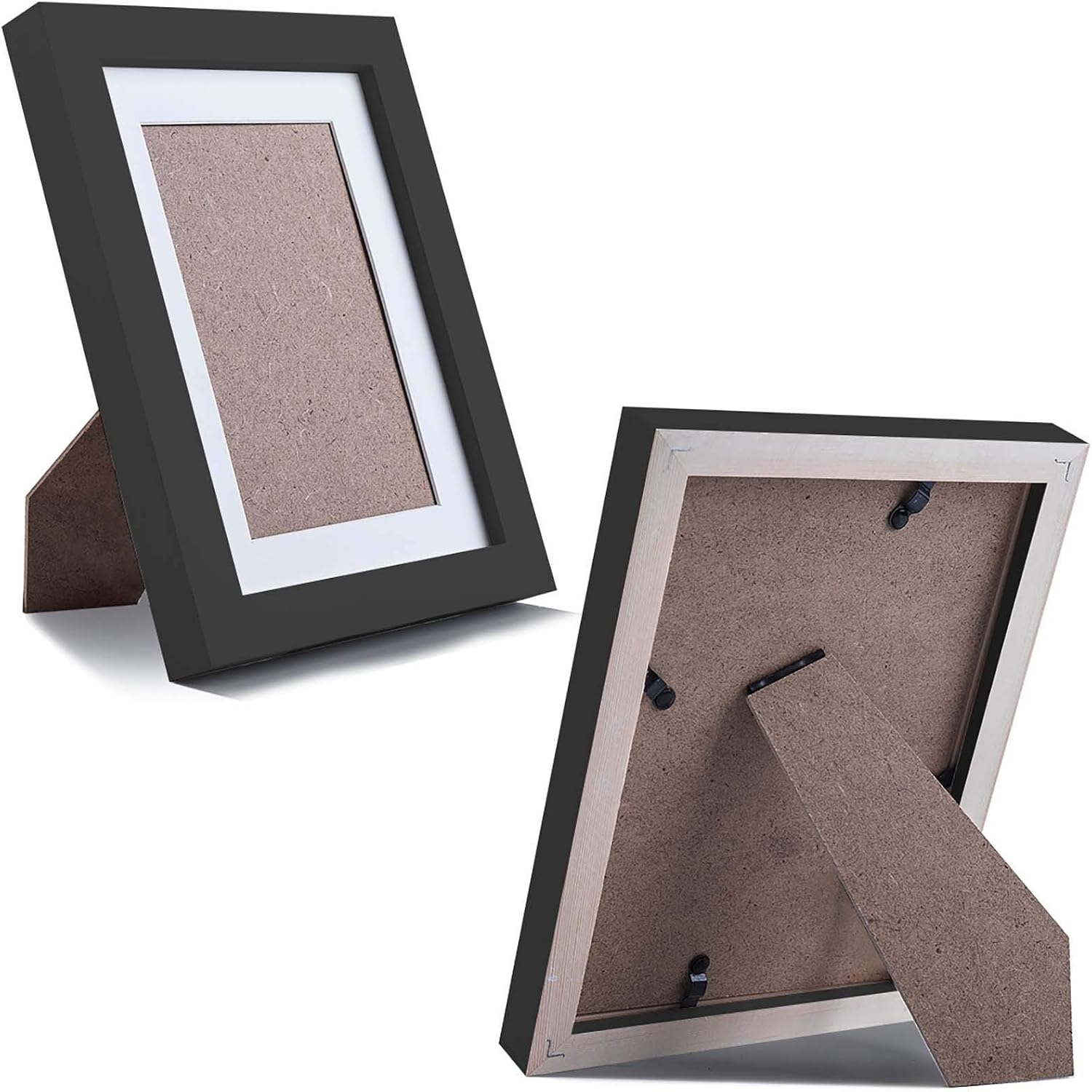 WUTL 8x8 Black Picture Frames Square