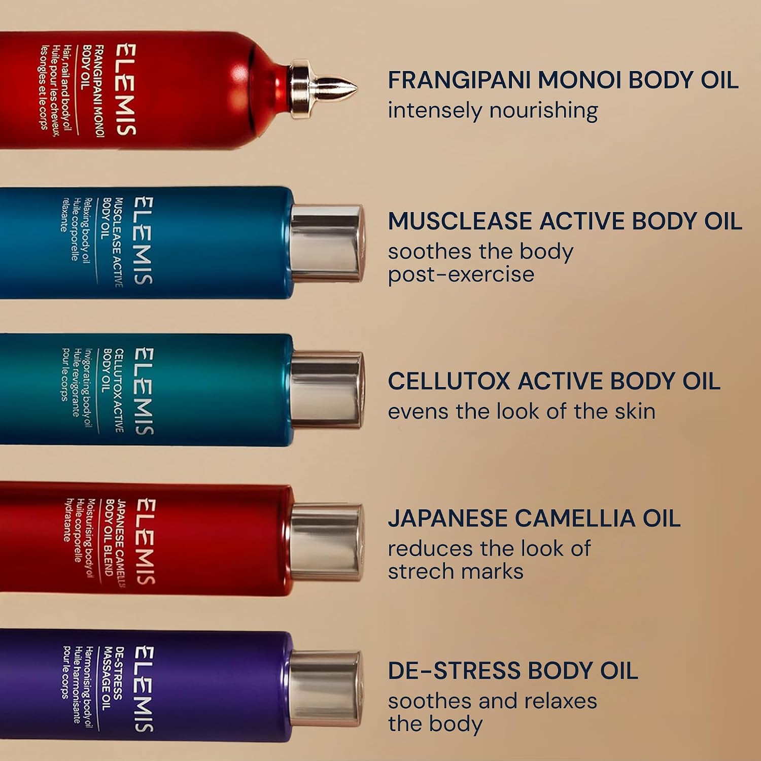 ELEMIS Active Body Concentrate Musclease 100ml, Revitalizing Massage Oil for Tired