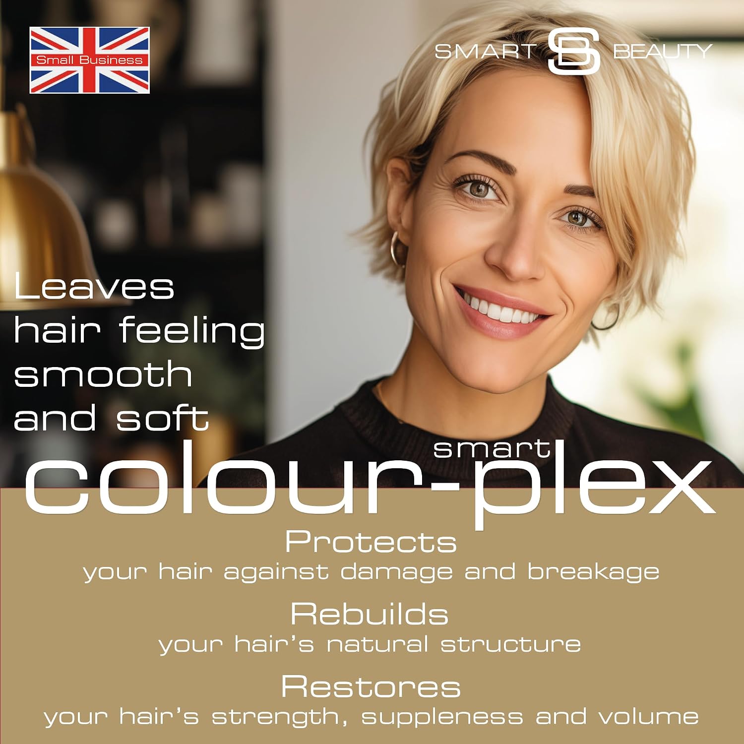 Smart Beauty Blonde Bleach-It, The Ultimate Lightener for Dark Hair, Perfect for Highlighting and Vibrant Pastel Colour, Hair Bleach Kit, Vegan & Cruelty Free