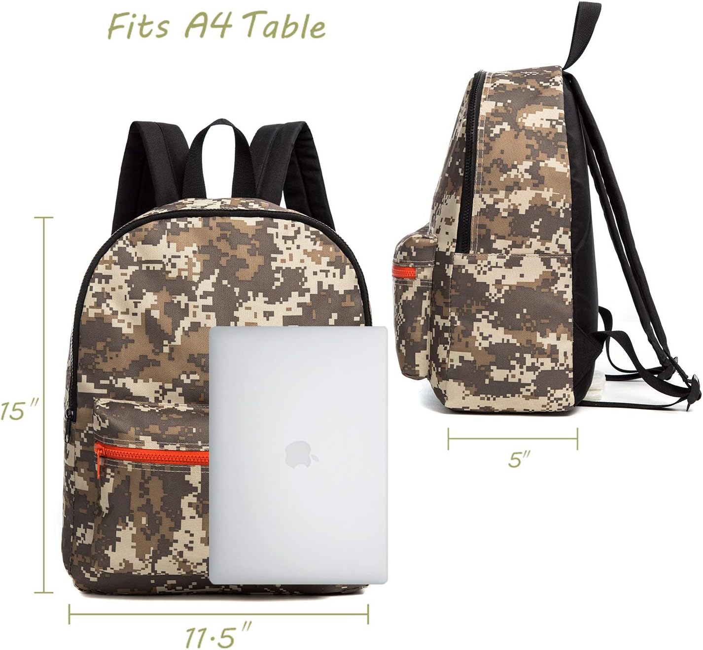 CAIWEI US Army Camo Children's backpack (Camo1)