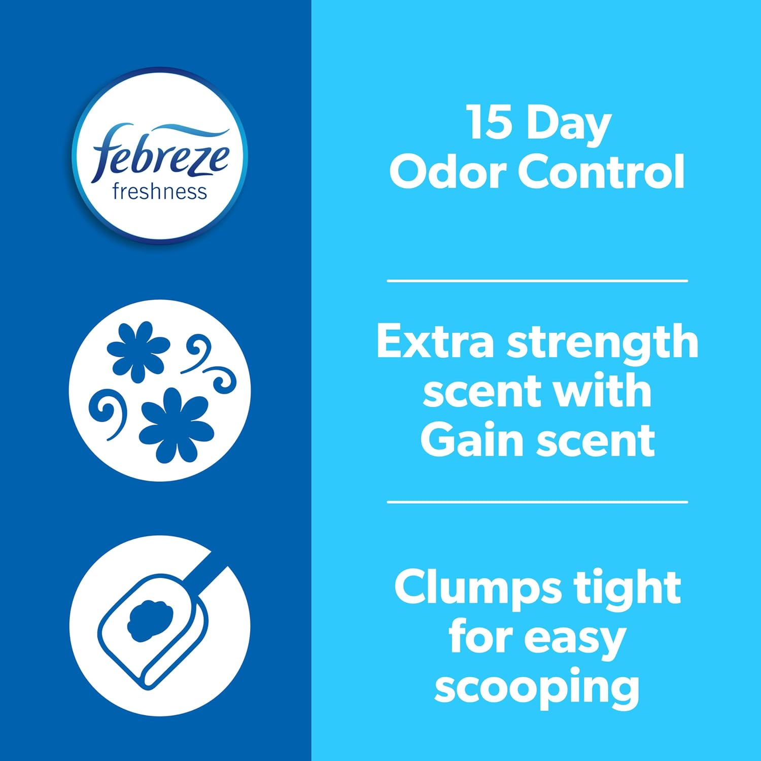 Fresh Step Extreme Clump Multi Cat Clumping Cat Litter, 14 lb. | Forms Tight Clumps, Easy To Scoop, Scented, Ammonia Block Technology, Low Dust, Compatible with Most Auto Litter Boxes