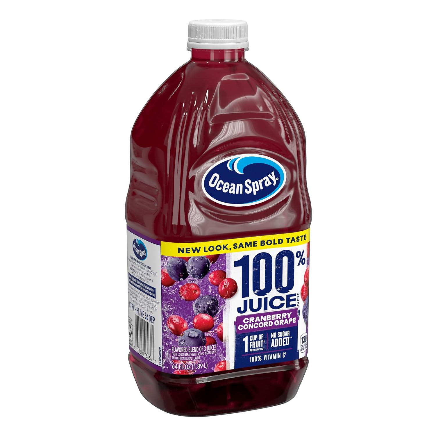Ocean Spray 100% Juice, Ruby Red Grapefruit, 60 Ounce Bottle (Packaging May Vary)