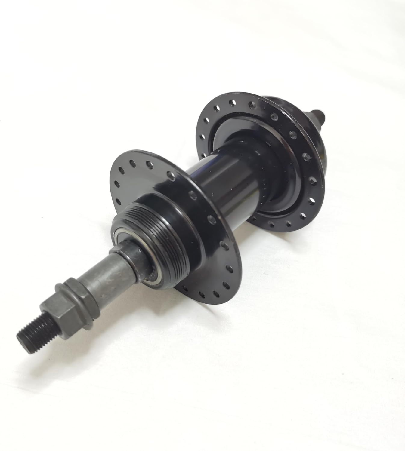 Bicycle Rear Hub Assembly 36 Holes, Disc Brake, Rear Width 135mm, Bicycle Wheel Part Rear Bike Hub (Black)