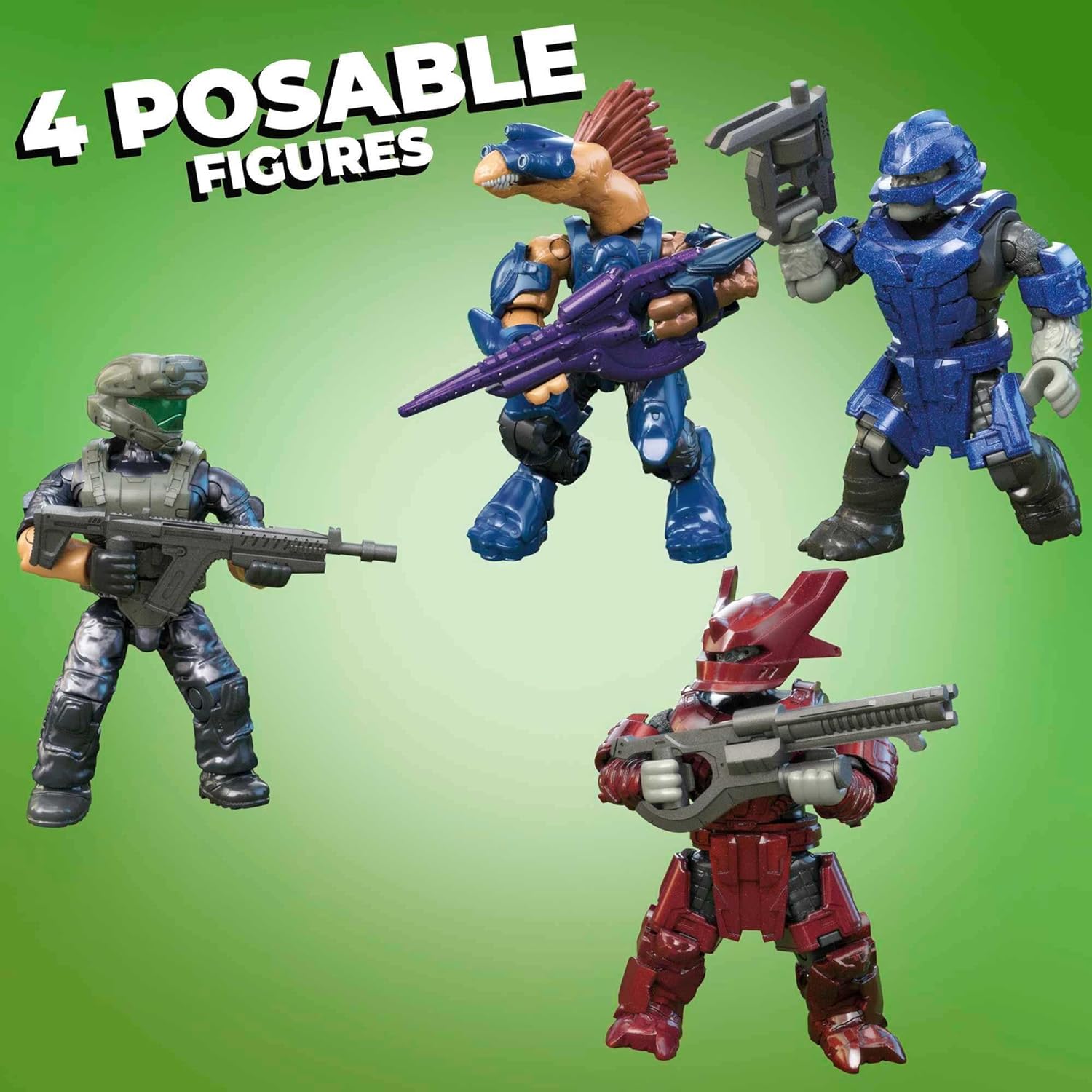 MEGA Halo UNSC Gungoose Gambit Attack Vehicle Halo Infinite Construction Set, Building Toys for Boys