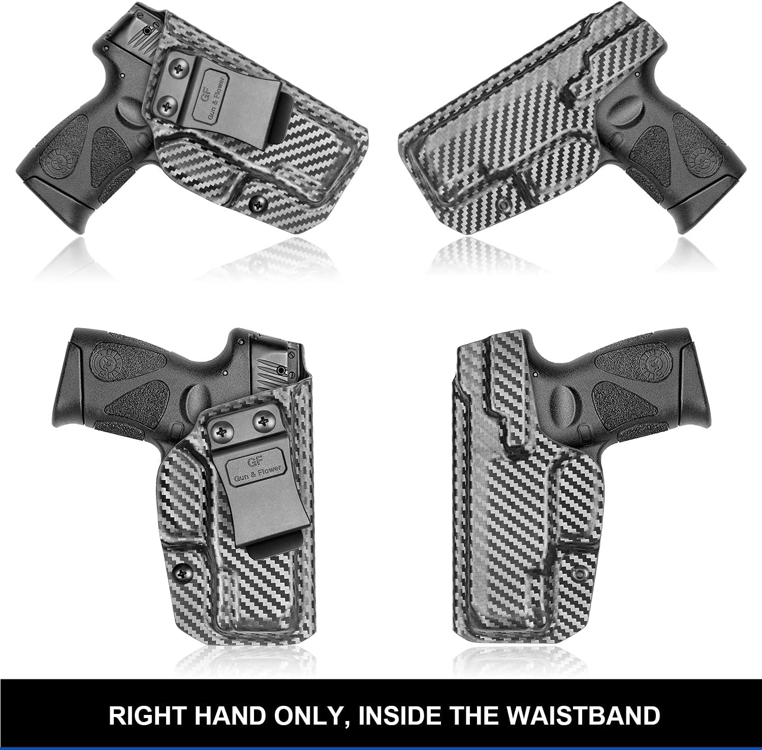 Taurus G2C & G3C Polymer IWB Holster Concealed Carry | Adj. Cant & Retention | Inside Waistband | Compatible with Taurus G3C/ G2C/ G2S/ PT111/ PT140