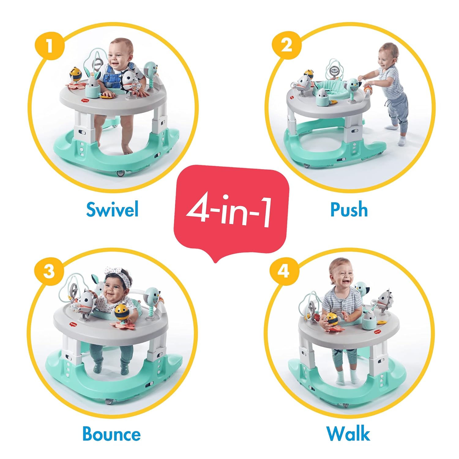 Tiny Love 4-in-1 Here I Grow Mobile Activity Center, Magical Tales