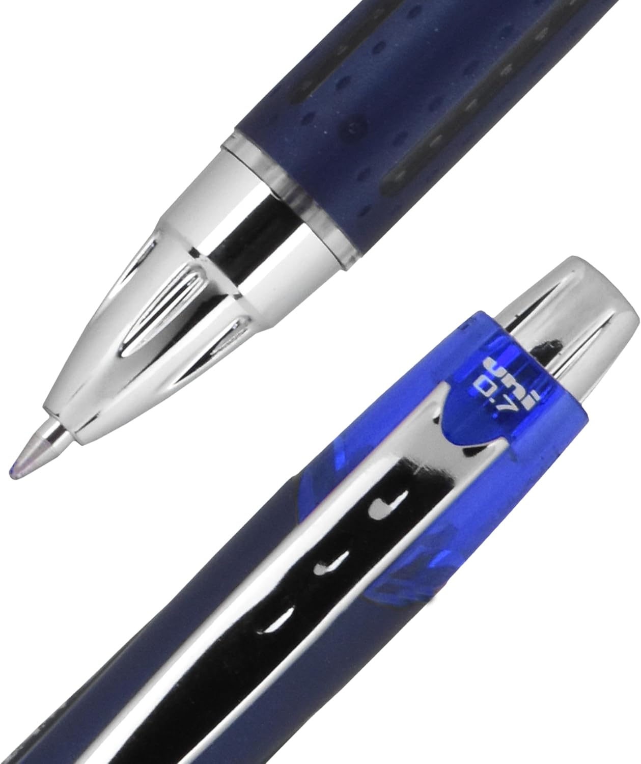 uniball™ Jetstream RT Ballpoint Pens, Black Ink, 0.7mm Fine Point, 3 Count | Retractable, Smooth Writing, Quick-Drying, Smear-Resistant, uni Super Ink™