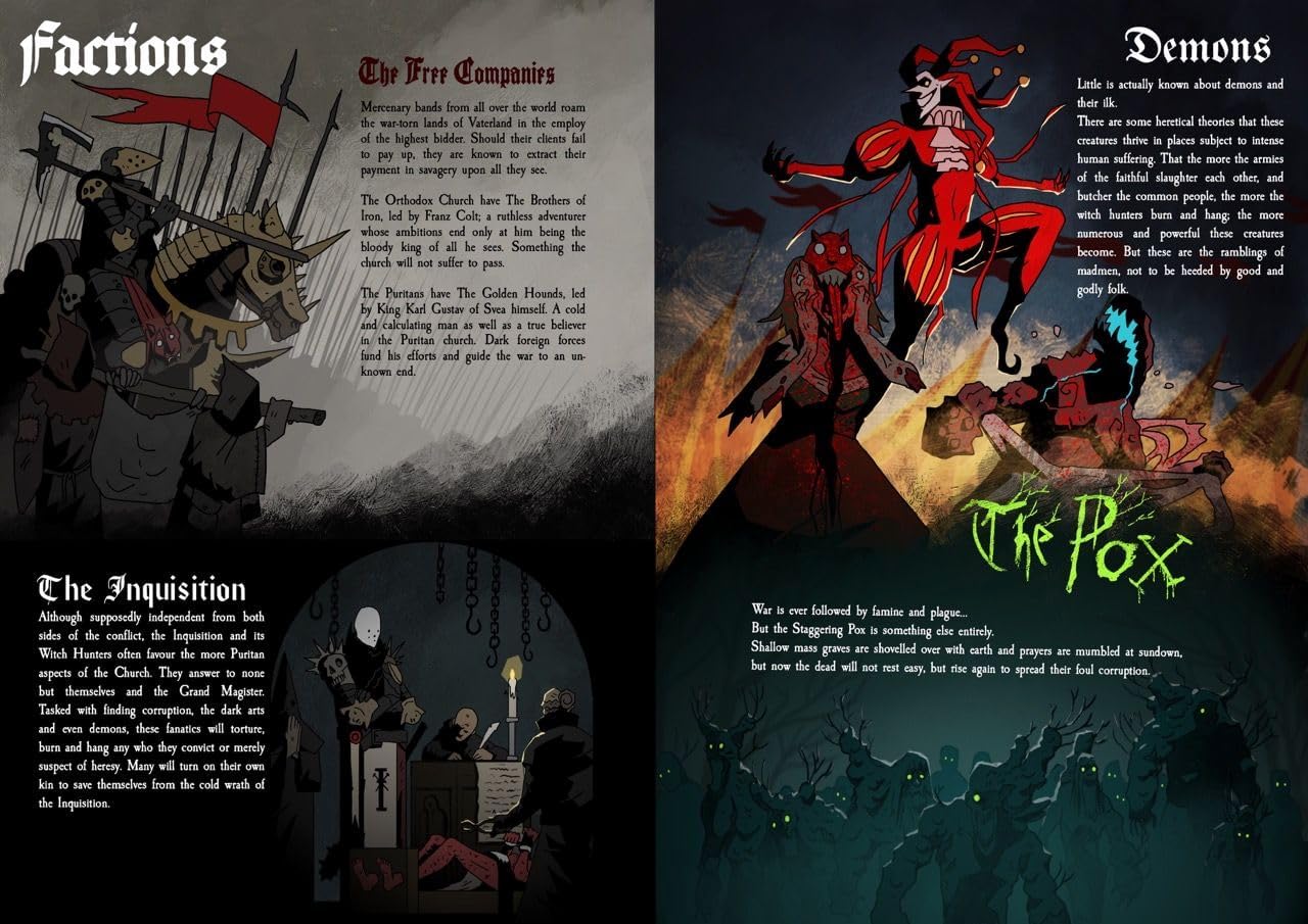 Free League Black Powder and Brimstone Core Rulebook – Grimdark Folk Horror TTRPG with Dark Magic & Chaos