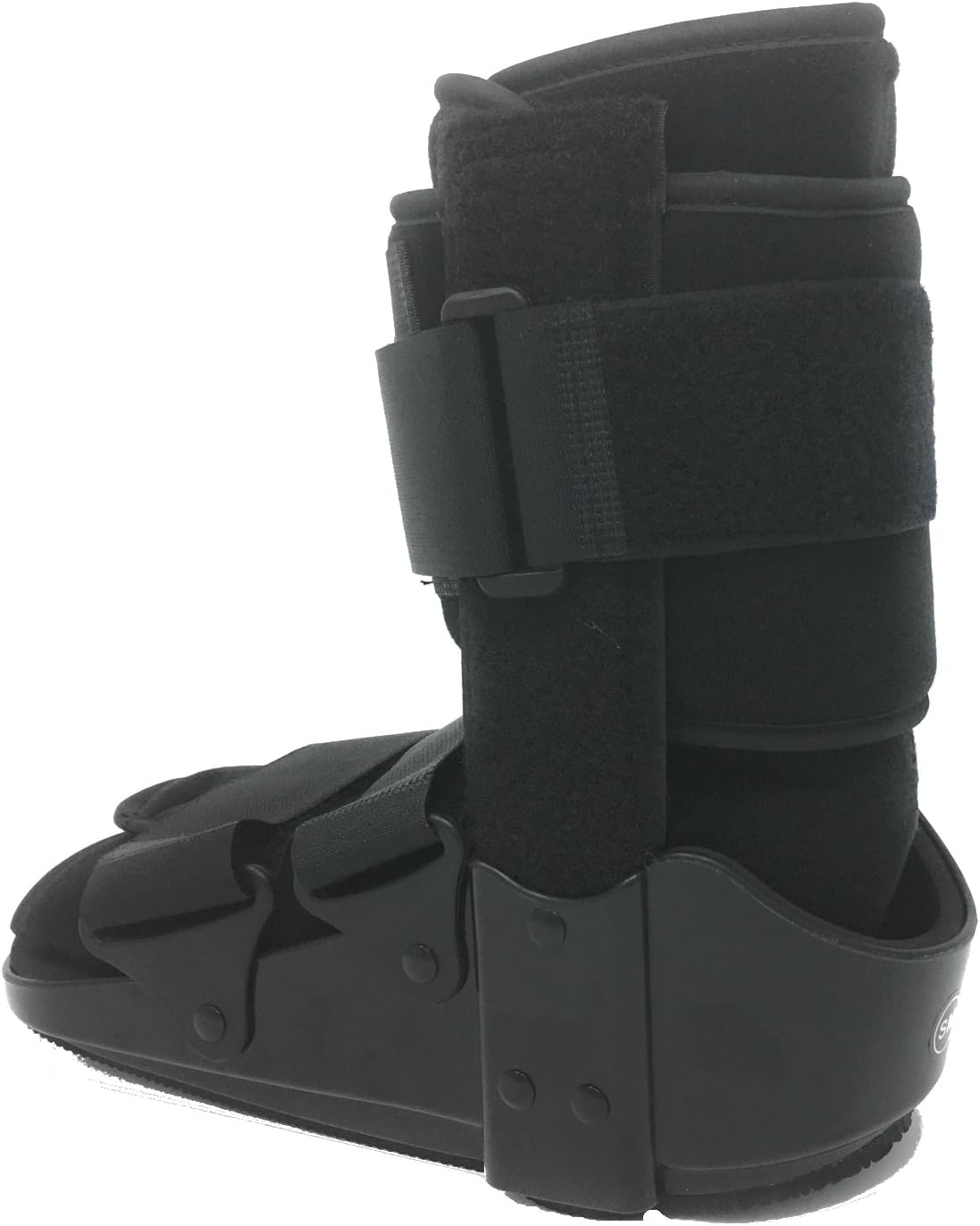 OTC Walker Boot Delux Short Low Top Leg Cast, Black, X-Small