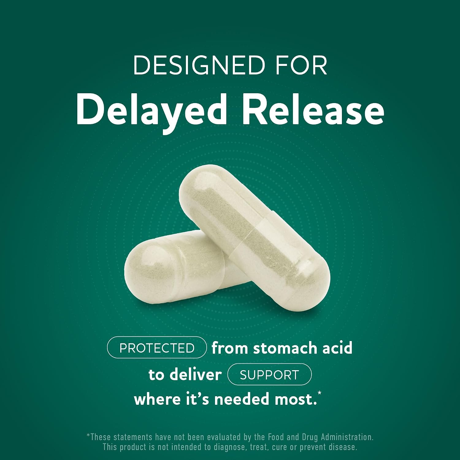 Prebiotics and Probiotics, 50 Billion CFU, 16 Probiotic Strains & Inulin | With Prebiotic Fiber, Delayed Release Capsules, Gut Health Support, Prebiotics and Probiotics for Women & Men, 60 Capsules