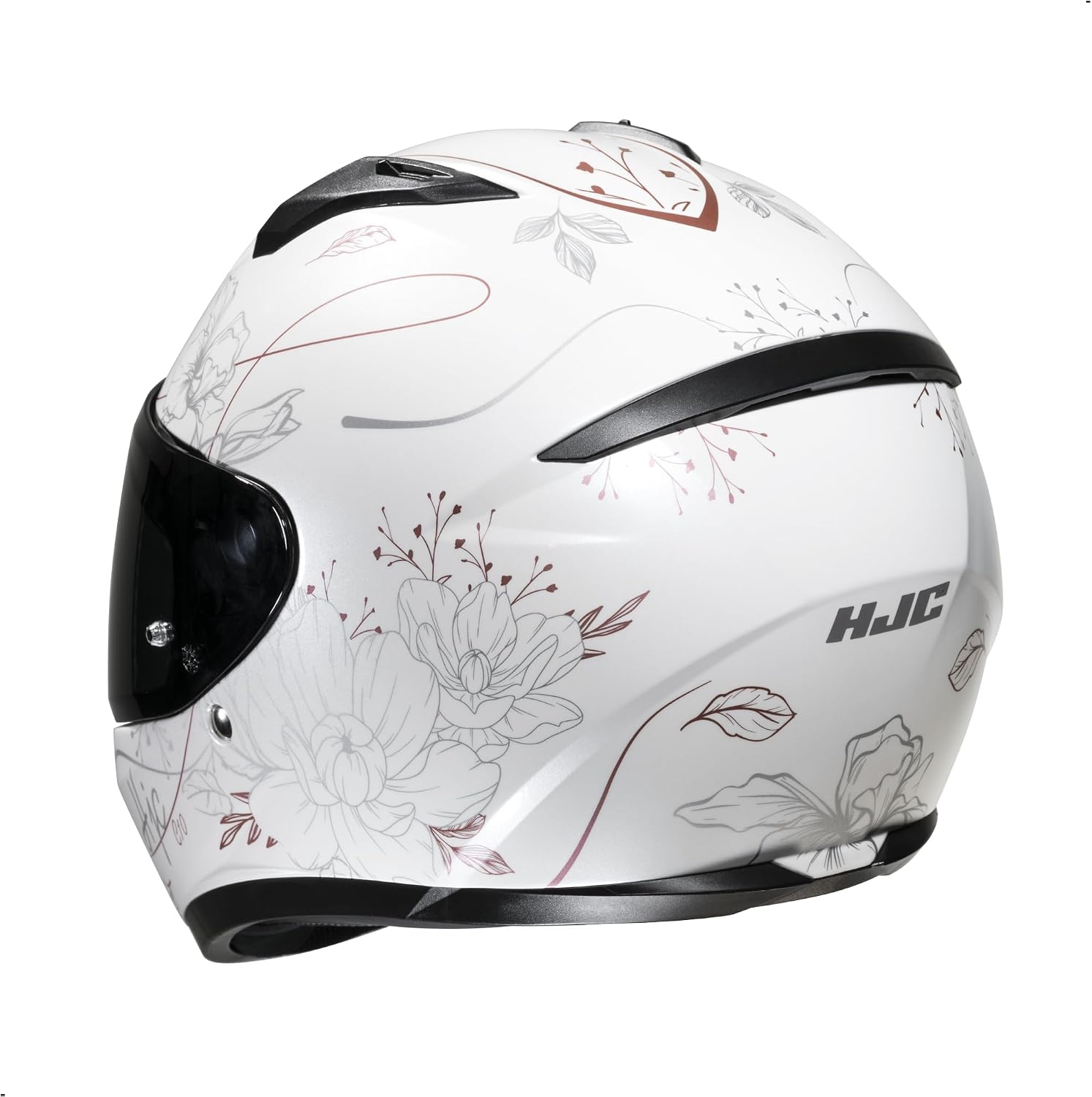 HJC C10 Epik Full Face Motorcycle Helmet with HJ-34P Pinlock Shield, DOT Approved (MC8, Medium)