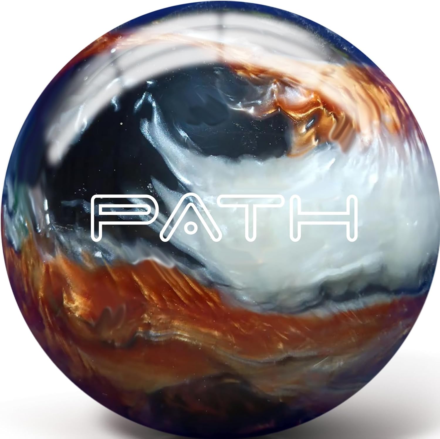 Pyramid Path Polyester Bowling Ball | Customizable with Basic Drilling Options - Great for Spare Shooting, League, Recreational, Straight Bowlers