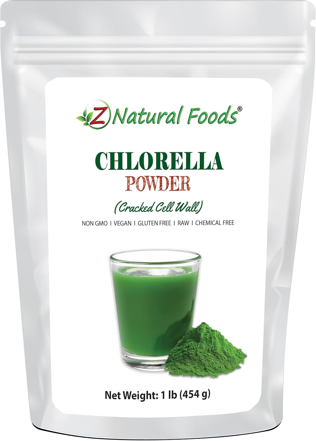 Z Natural Foods Organic Spirulina Powder - 16 oz (Pack of 1) | Organic, Blue-Green Algae Superfood, Spirulina, Raw, Contains Amino Acids, Mixes in Smoothies, Yogurt & Recipes