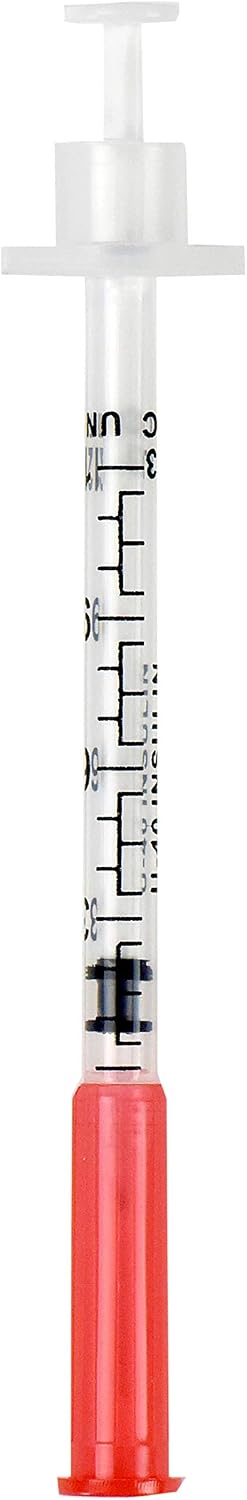 Brandzig U-40 Pet Insulin Syringes 29G 3/10cc, 1/2" 100-Pack