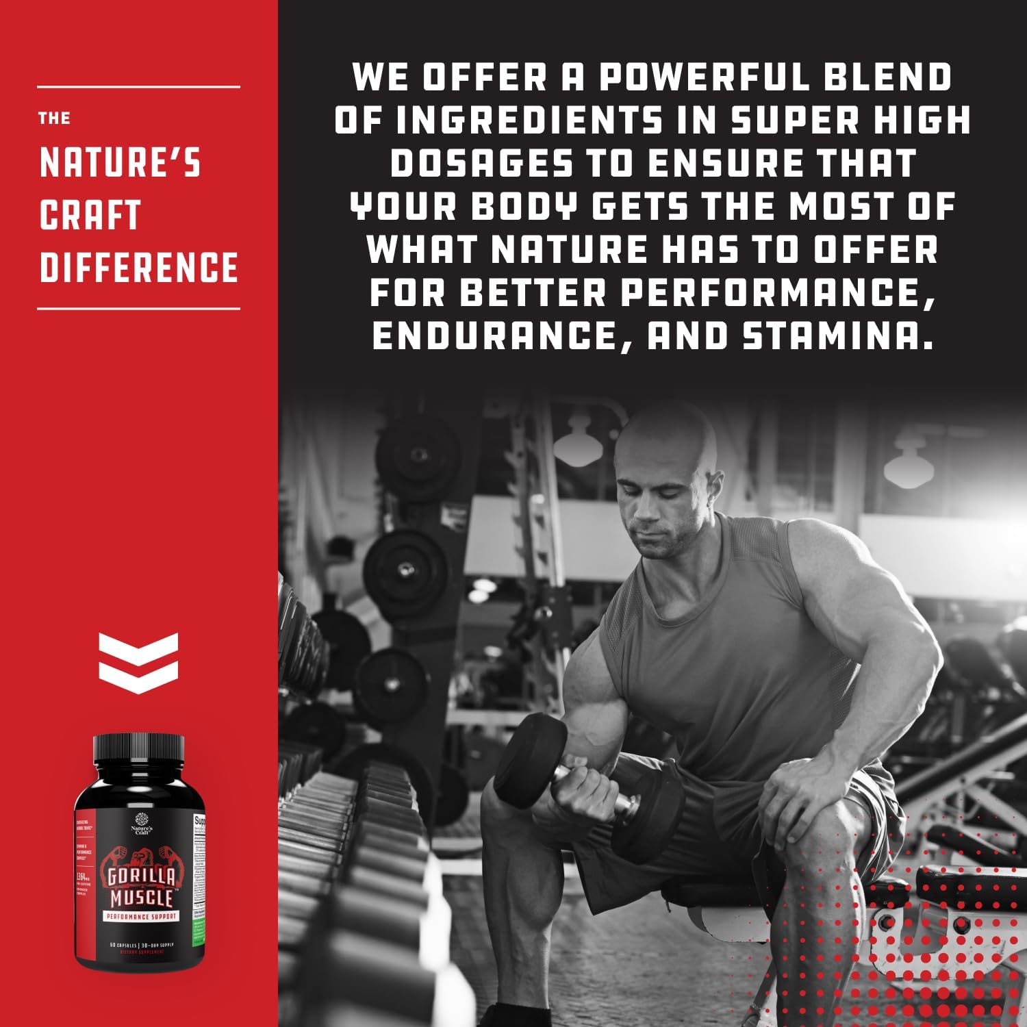 Testosterone Booster for Men with Horny Goat Weed & Maca - 60 Count