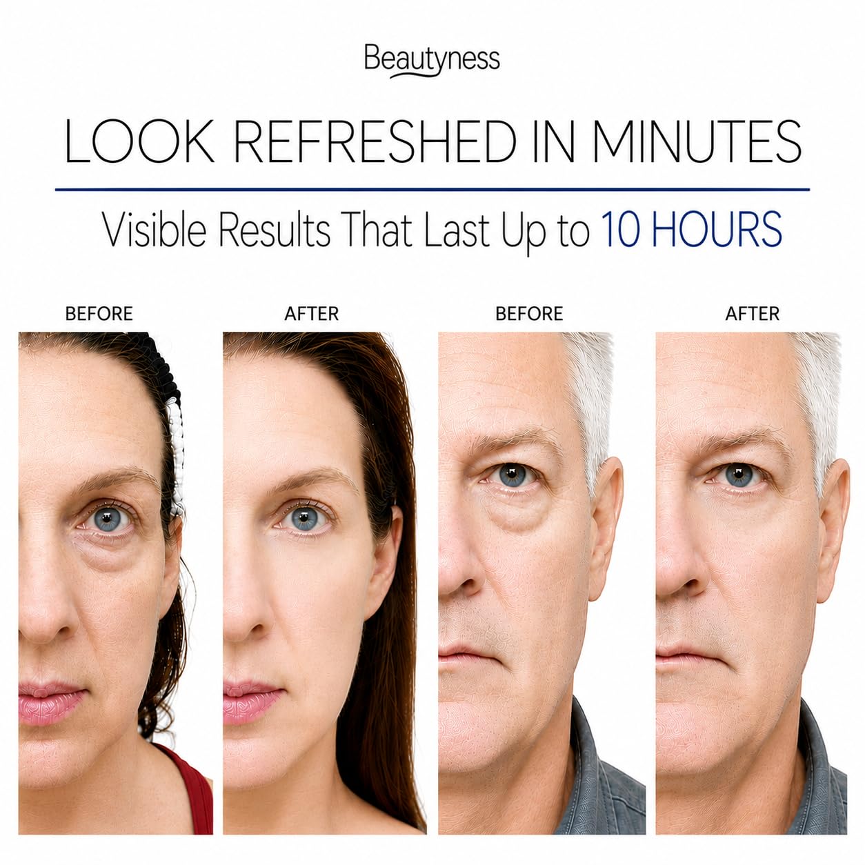 Instant Ageless Eye Cream – Anti Wrinkle Cream, Removes Under Eye Puffiness, Bags, Expression Lines