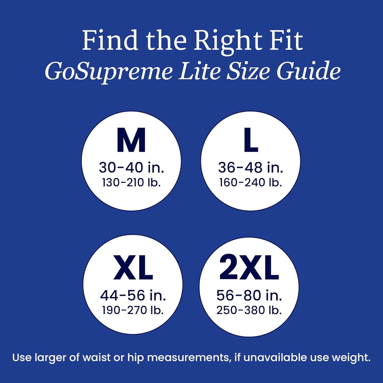 NorthShore GoSupreme Lite 6-Hour Daytime Underwear, White, Medium, 14 Count