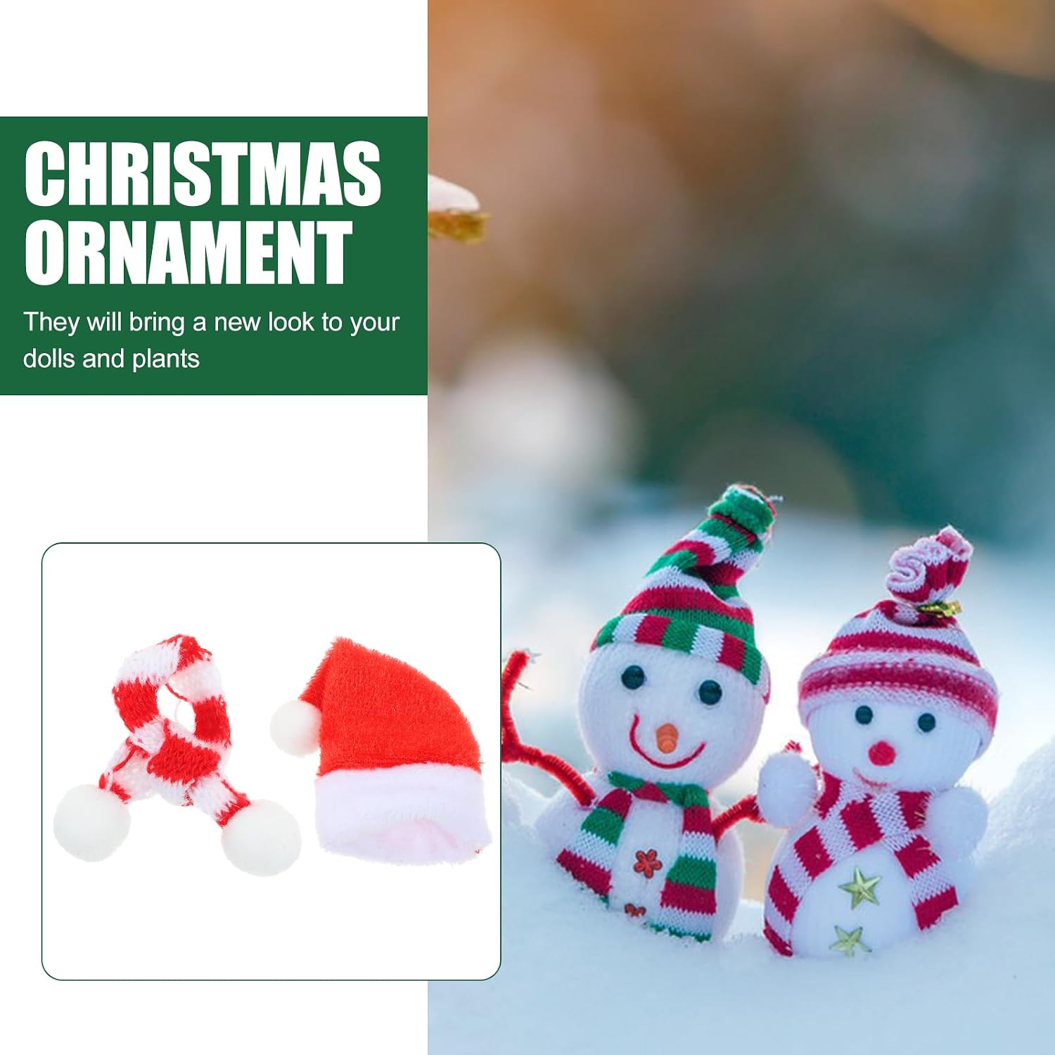 HEALLILY Party Wine Bottle Cork 20pcs Christmas Mini Santa Hats Wine Topper Covers Christmas Wine Bottle Decorations for Xmas Holiday Party (Red and