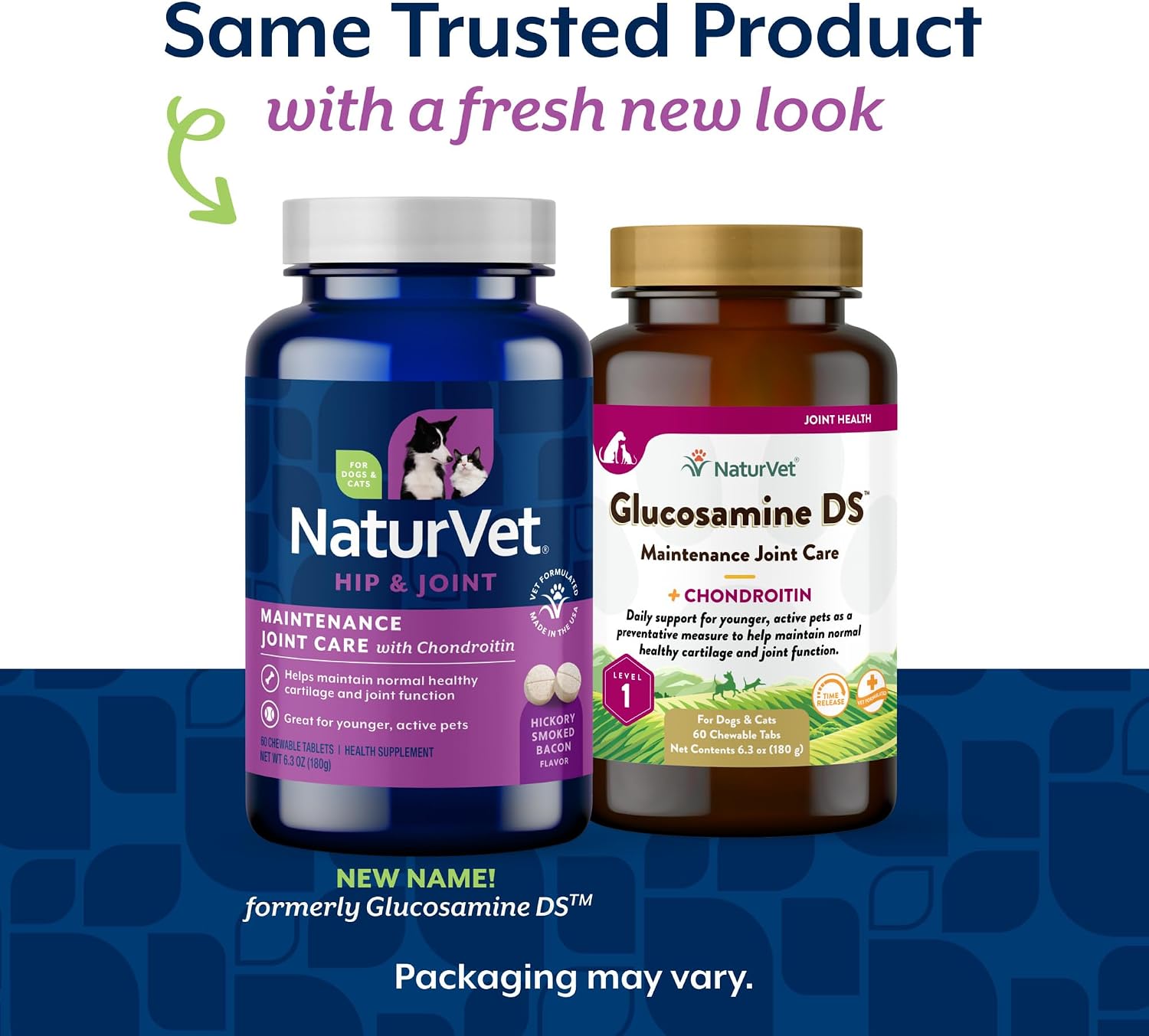 NaturVet – Glucosamine DS Plus - Level 2 Moderate Care – Supports Healthy Hip & Joint Function – Enhanced with Glucosamine, MSM & Chondroitin – for Dogs & Cats–70 Soft Chews