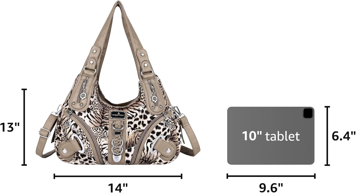 Angelkiss Hobo Purses and handbags for Women Satchel Handbag Women Purses Large Daily Shoulder Bags