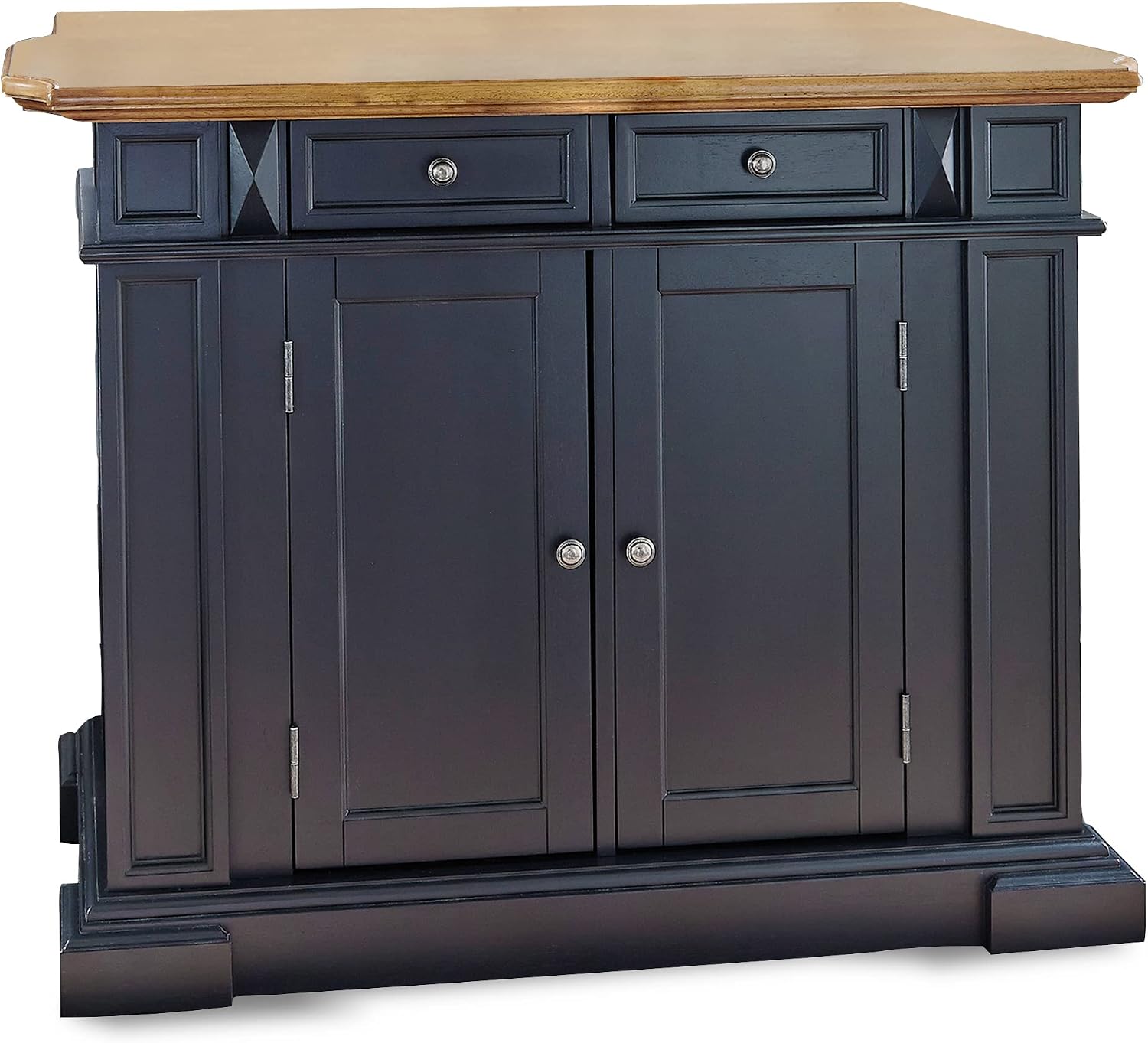 homestyles Americana Black Kitchen Island