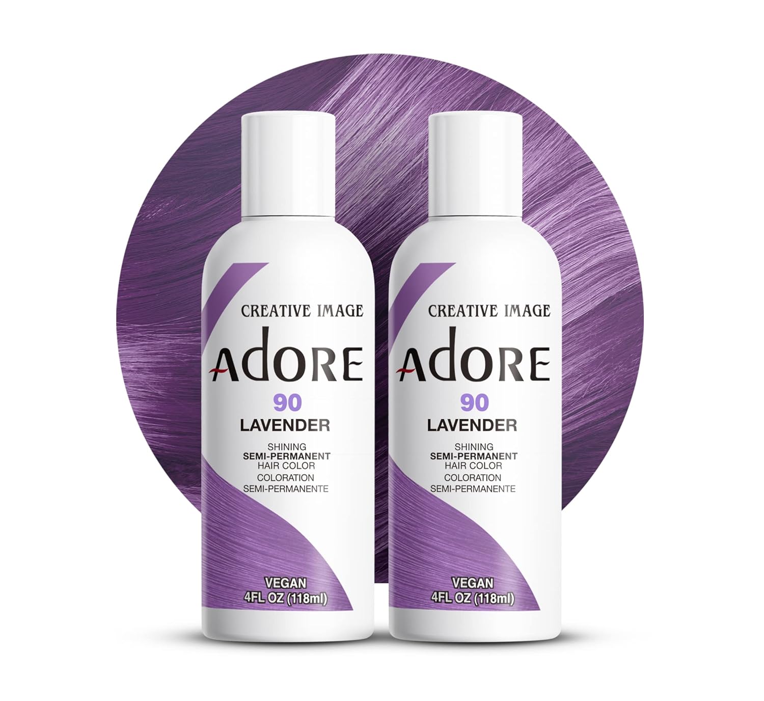 Adore Semi Permanent Hair Color, 107 Mocha, 4 Fl Oz | Vegan & Cruelty-Free Brown Hair Dye | No Ammonia, No Peroxide, No Alcohol