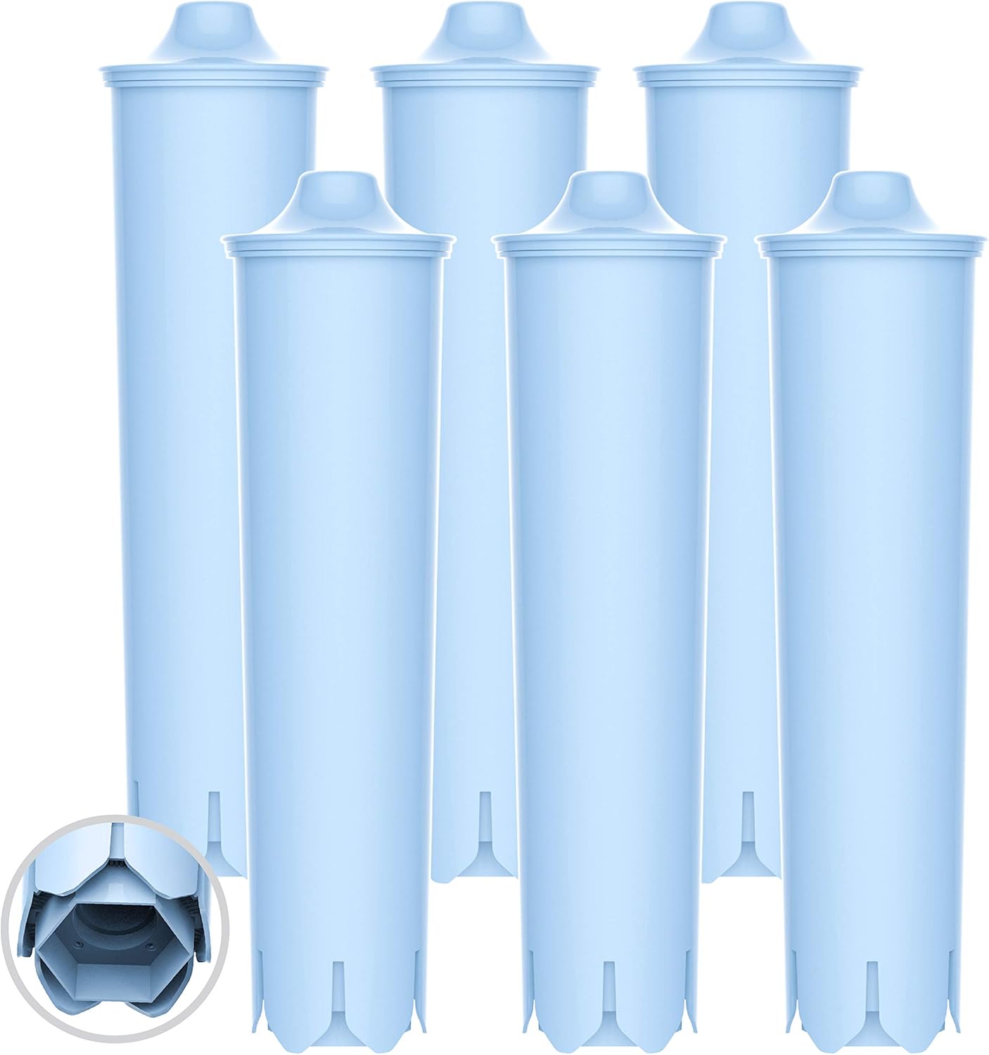 EcoAqua 7003B Coffee Filter Replacement for Jura® 71445/24229 Filter 6 Pack